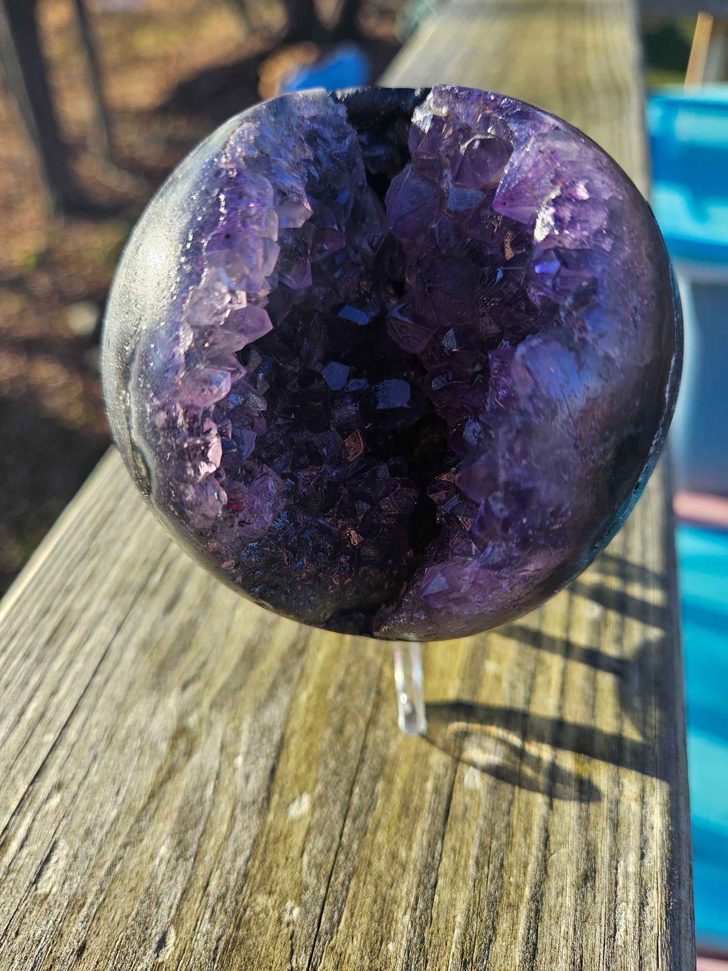 Amethyst Geode Sphere