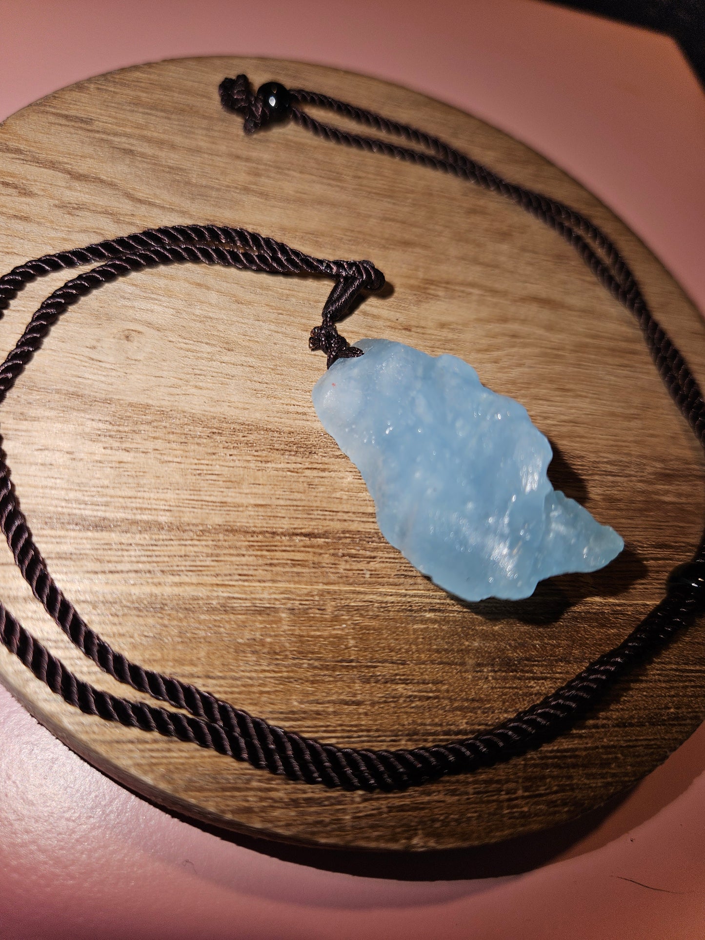 Raw Aquamarine Necklace
