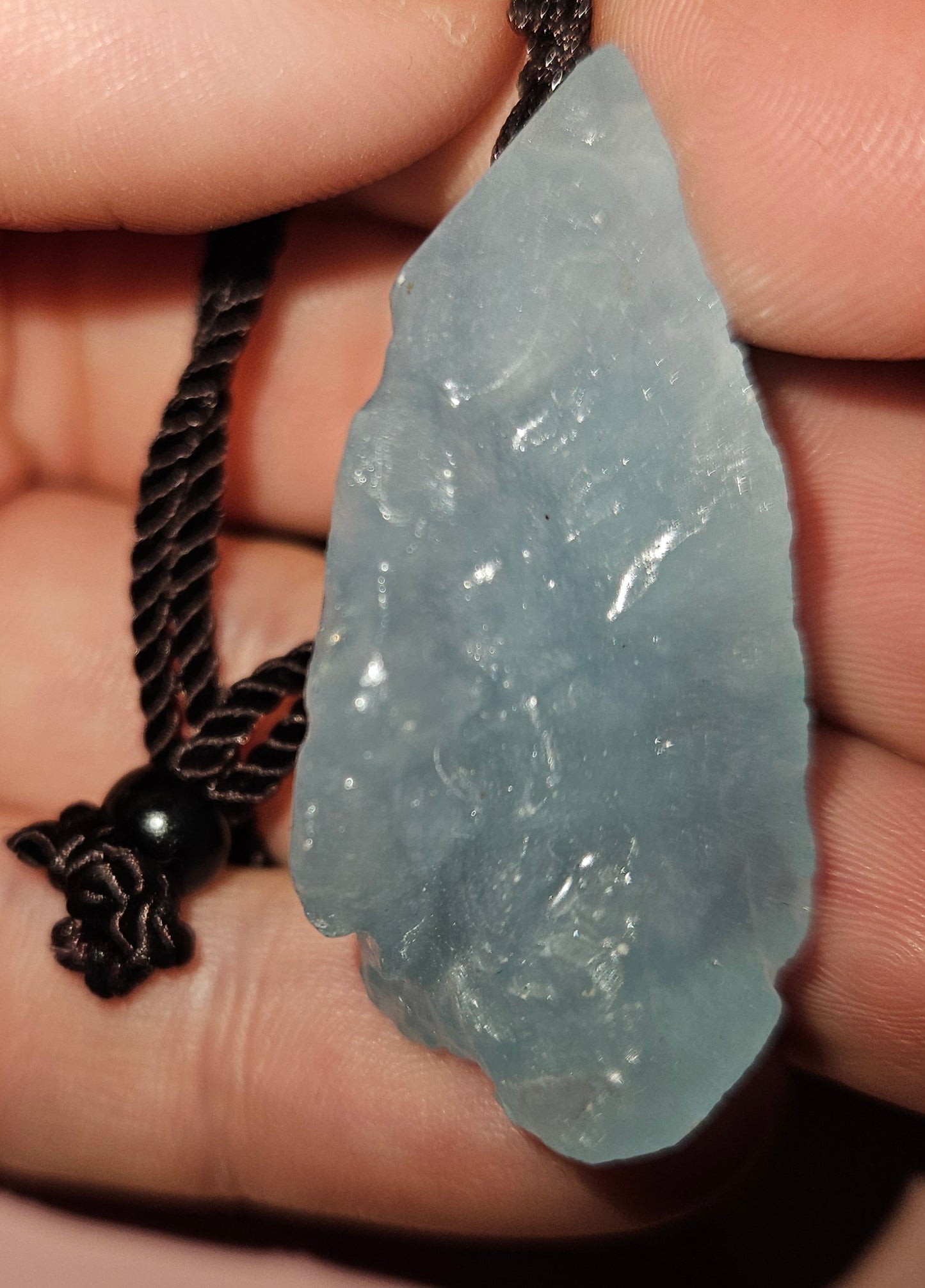 Raw Aquamarine Necklace