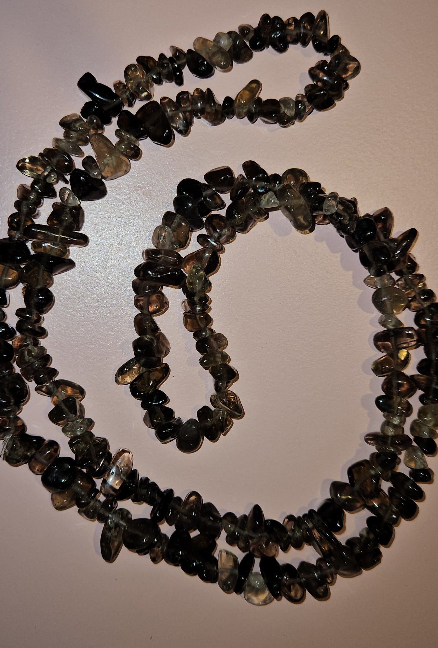 Smokey Quartz Chip Necklace