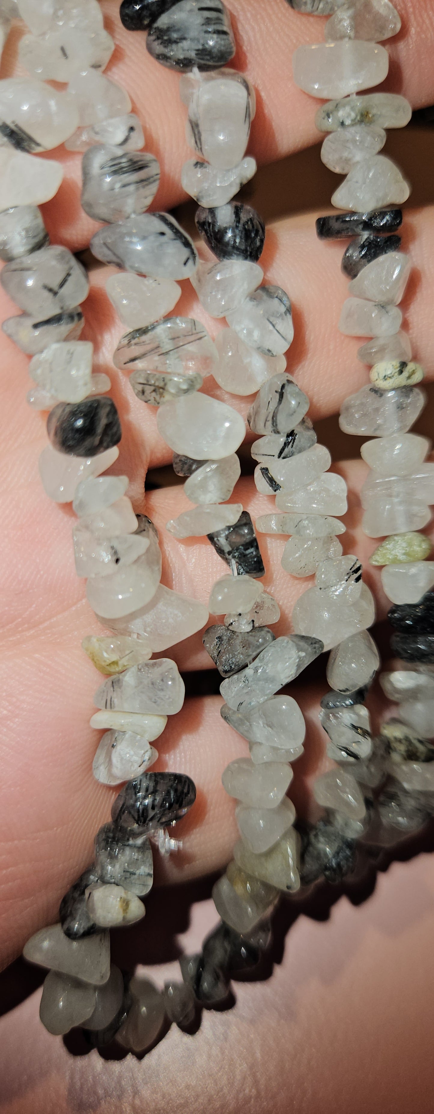 Tourmaline Quartz Chip Necklace