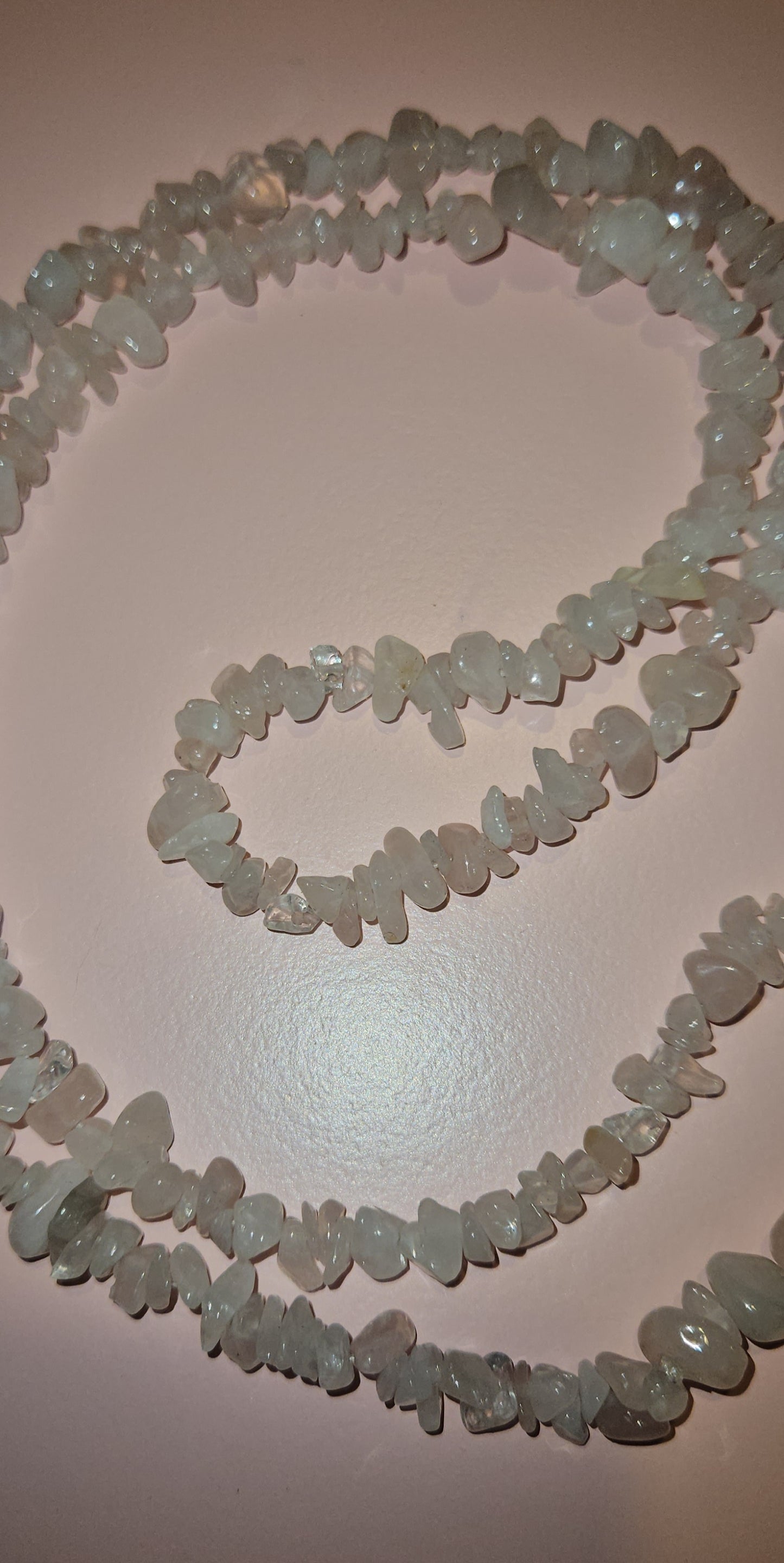 Rose Quartz Chip Necklace