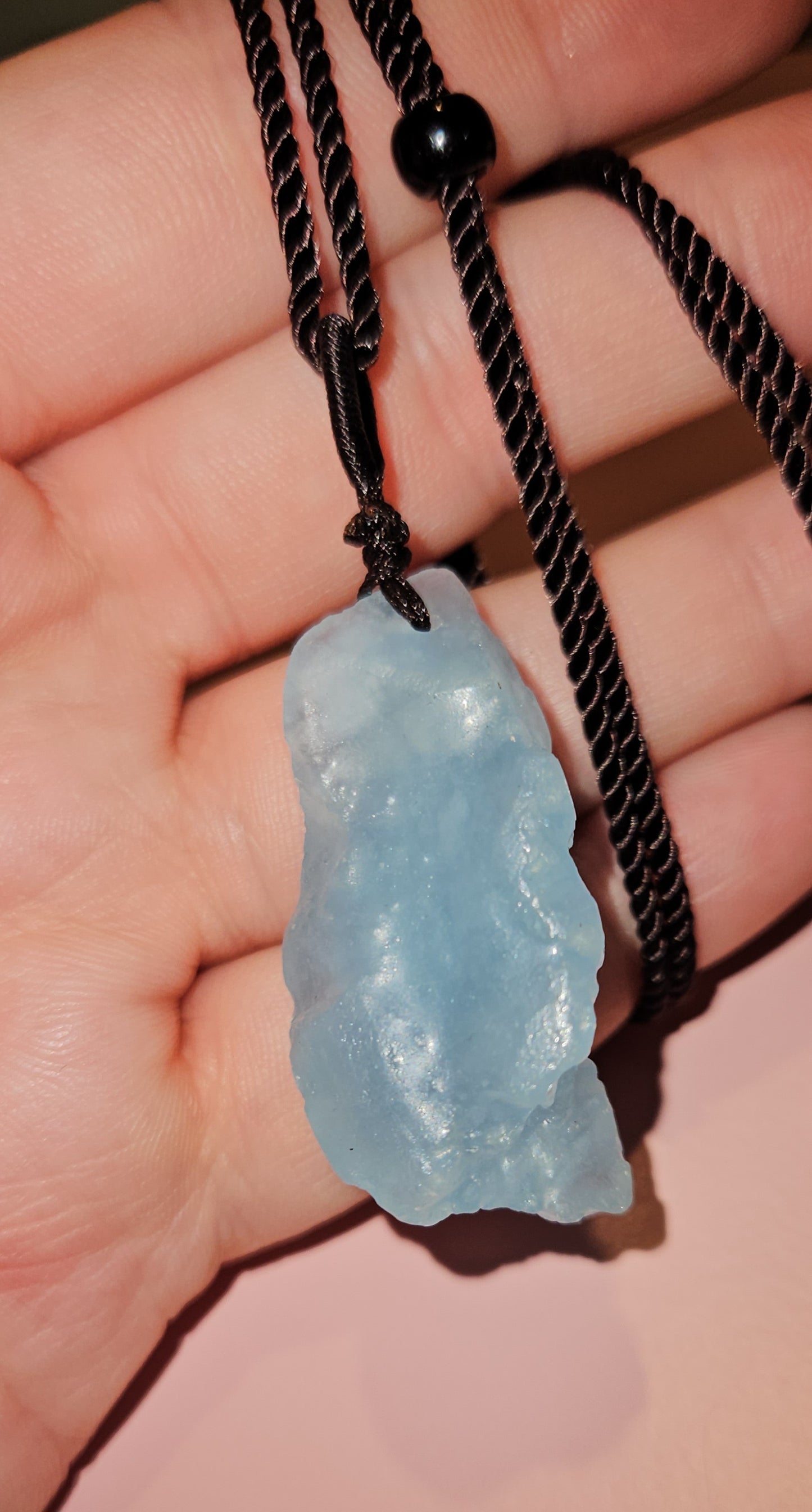 Raw Aquamarine Necklace