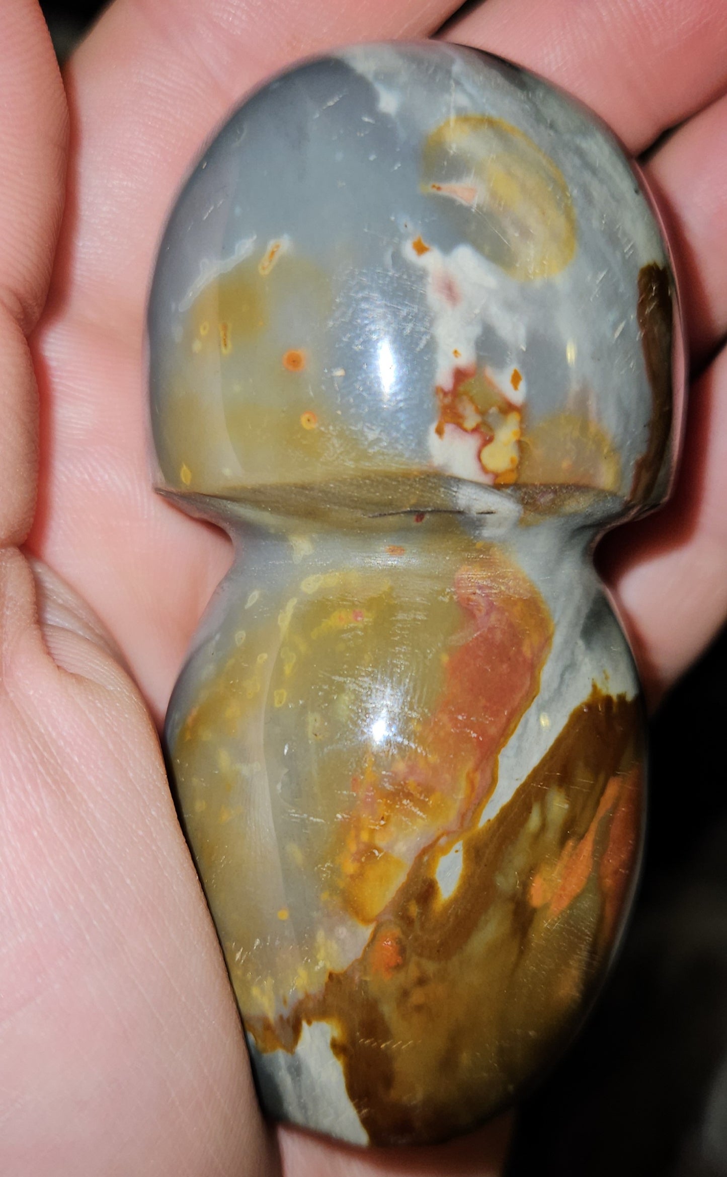 Polychrome Jasper Mushroom