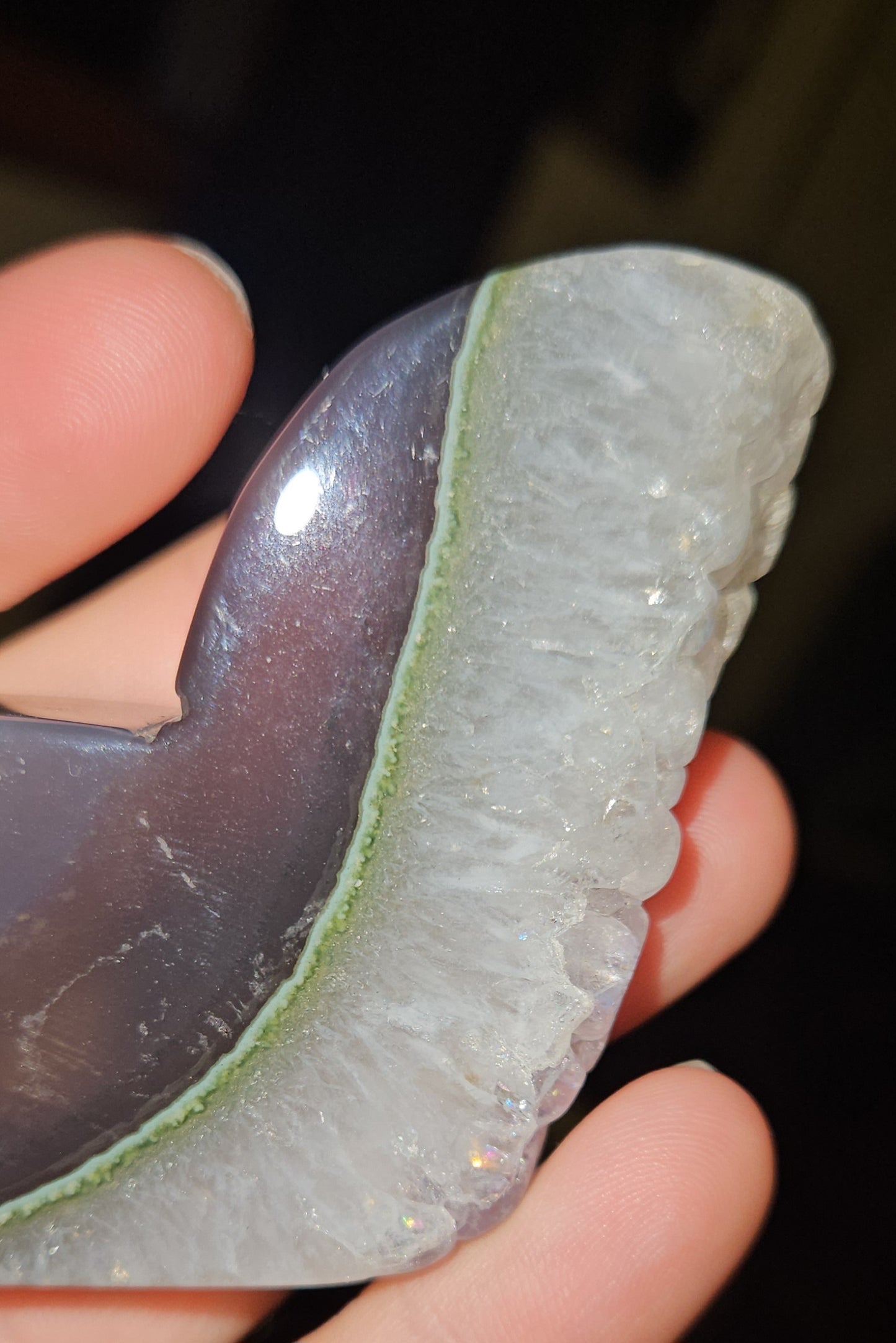 Banded Agate Heart