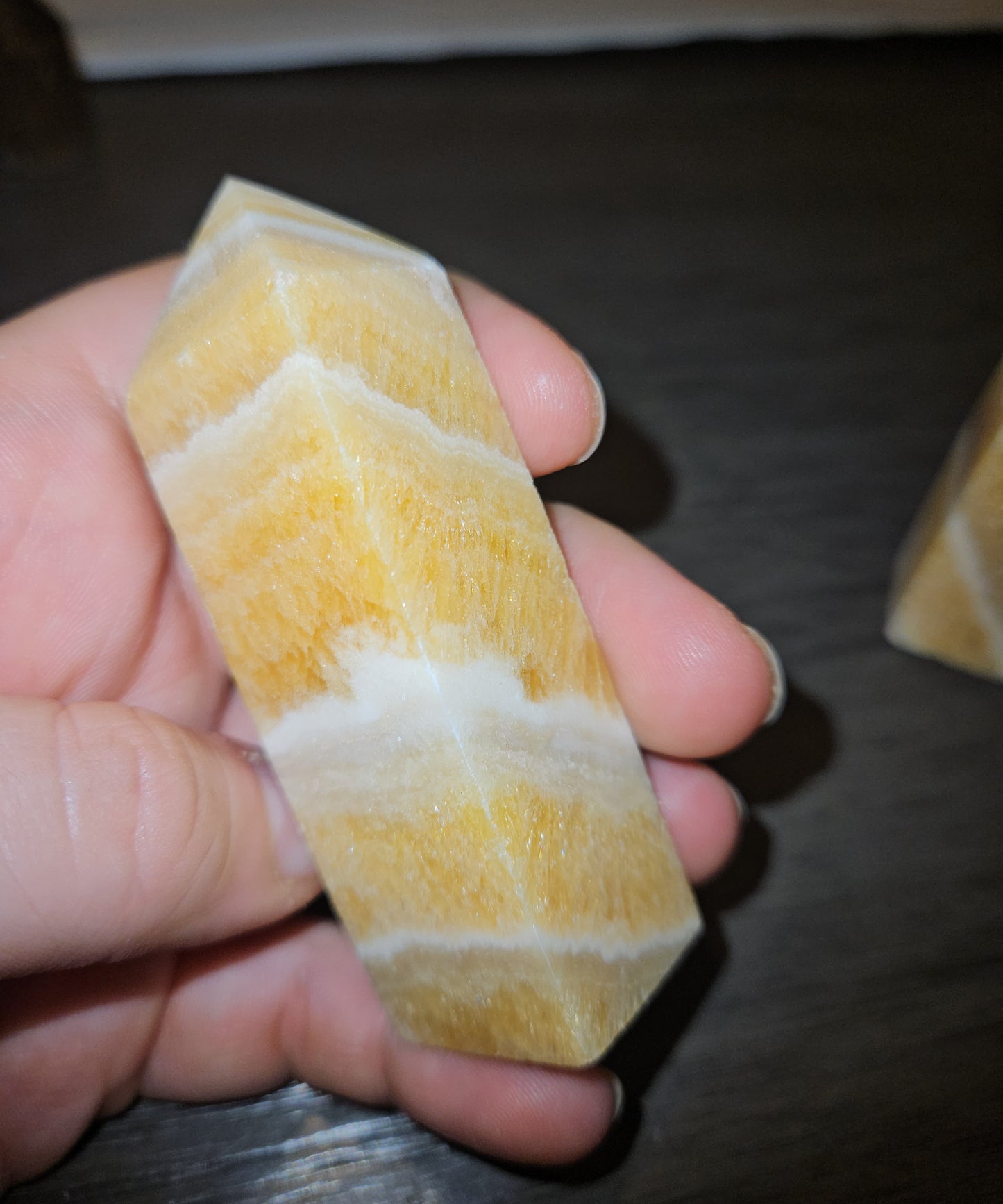 Honey Calcite Towers