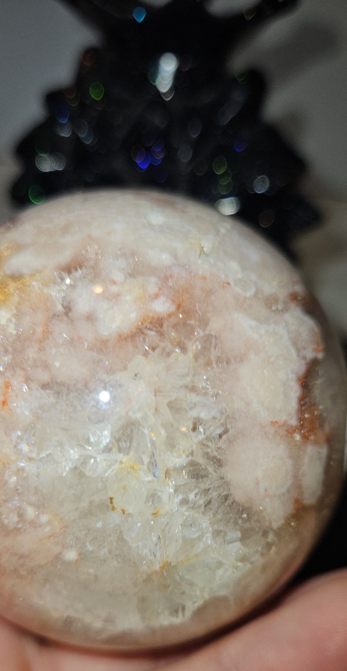 Pink Amethyst Druzy Sphere