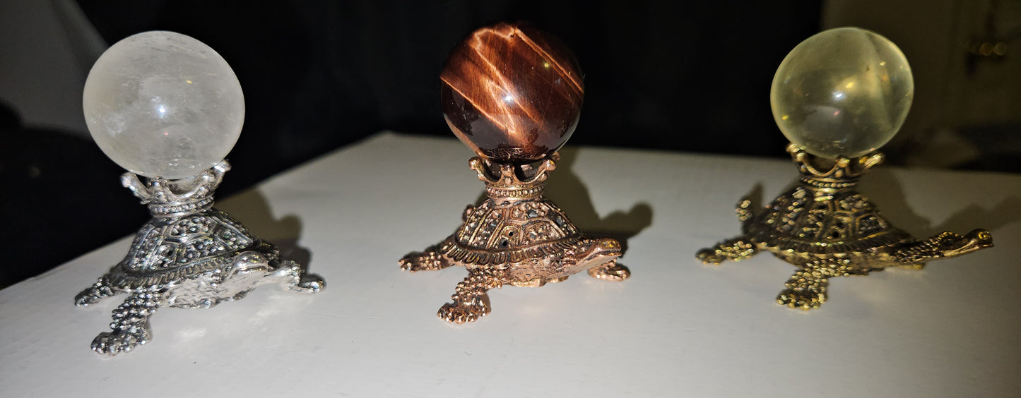 Turtle Sphere Stand
