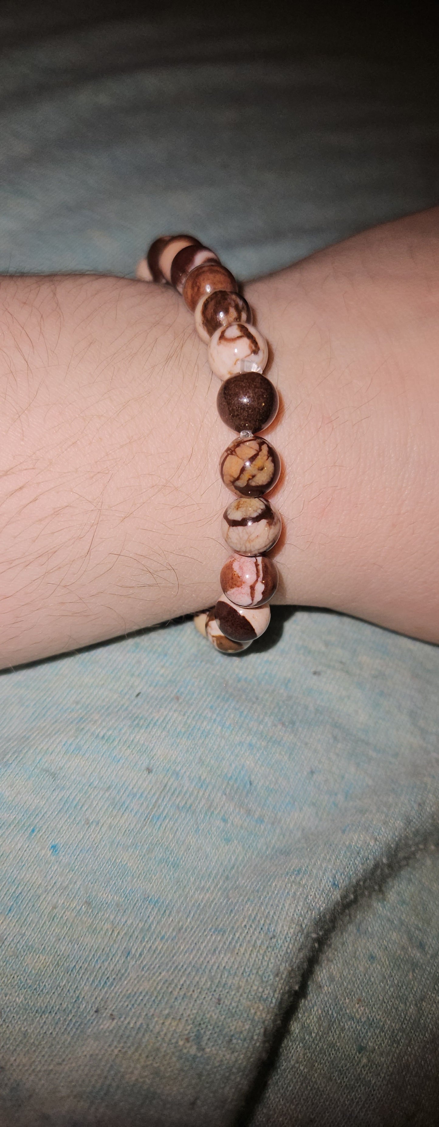 Brown Orca Agate Bracelet