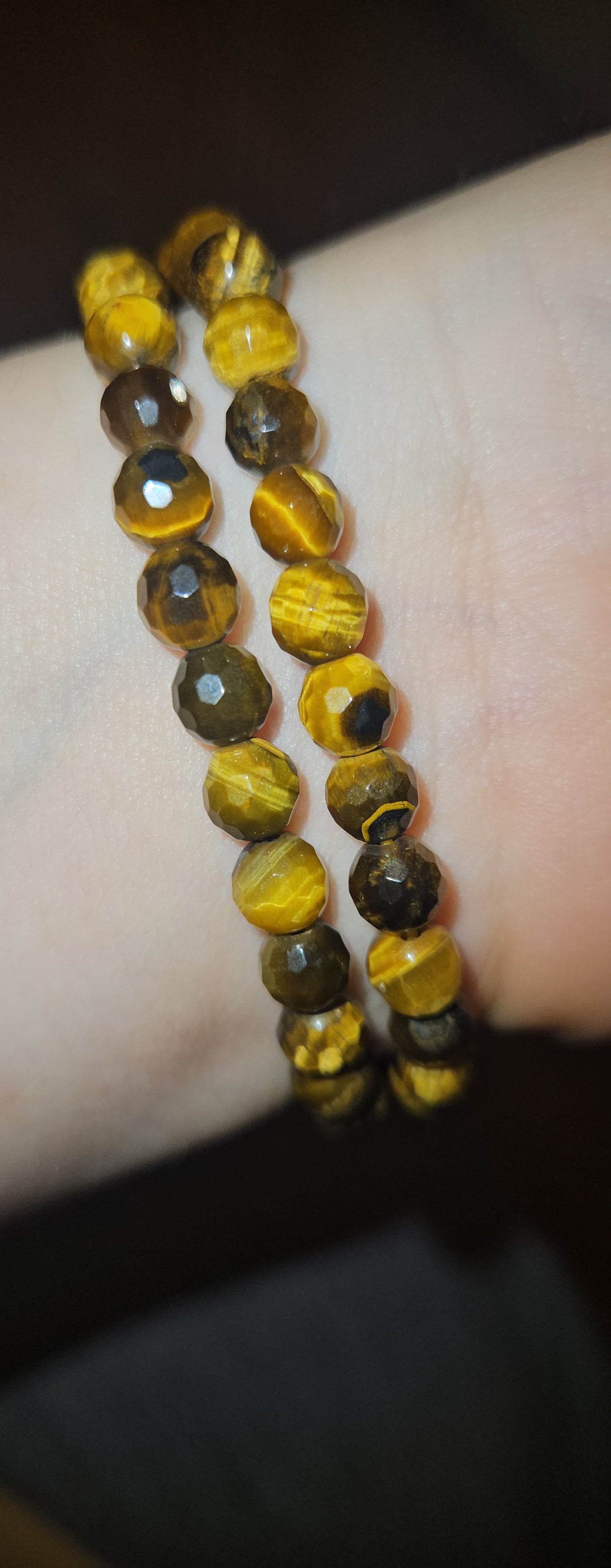 Tigers Eye Faceted Bracelet