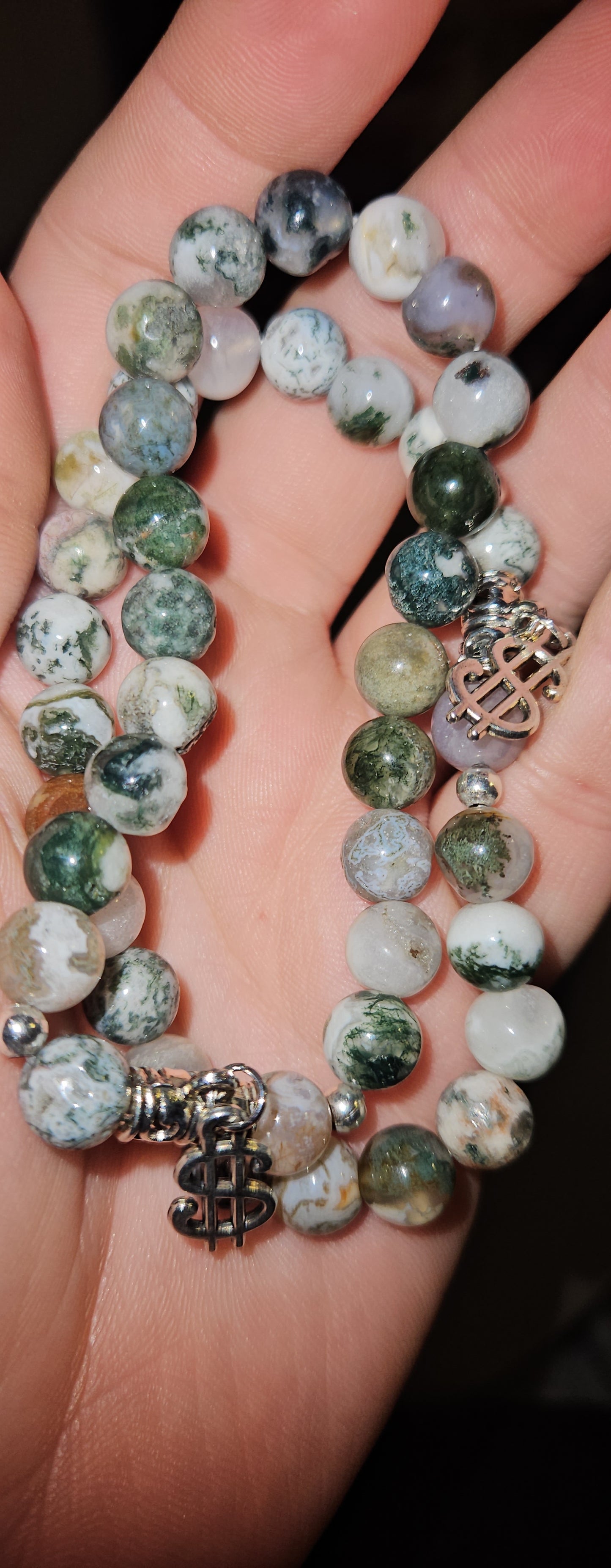 Moss Agate Bracelet