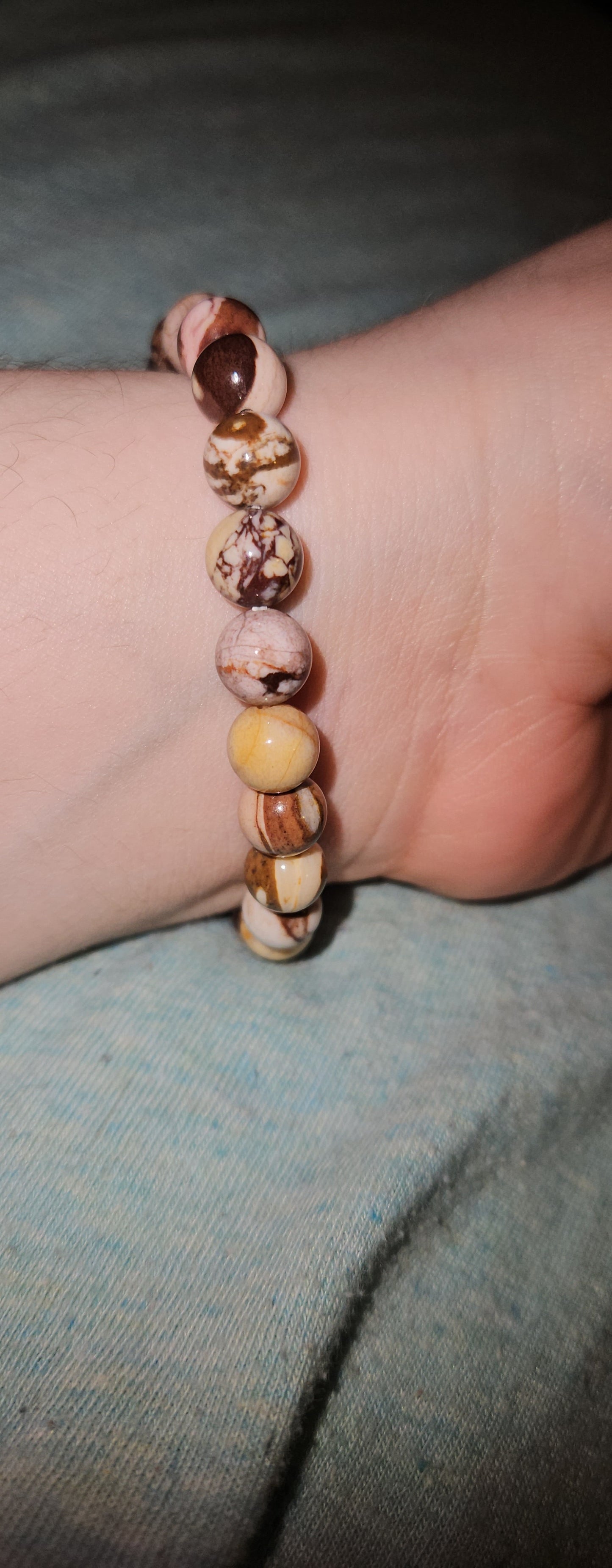 Brown Orca Agate Bracelet