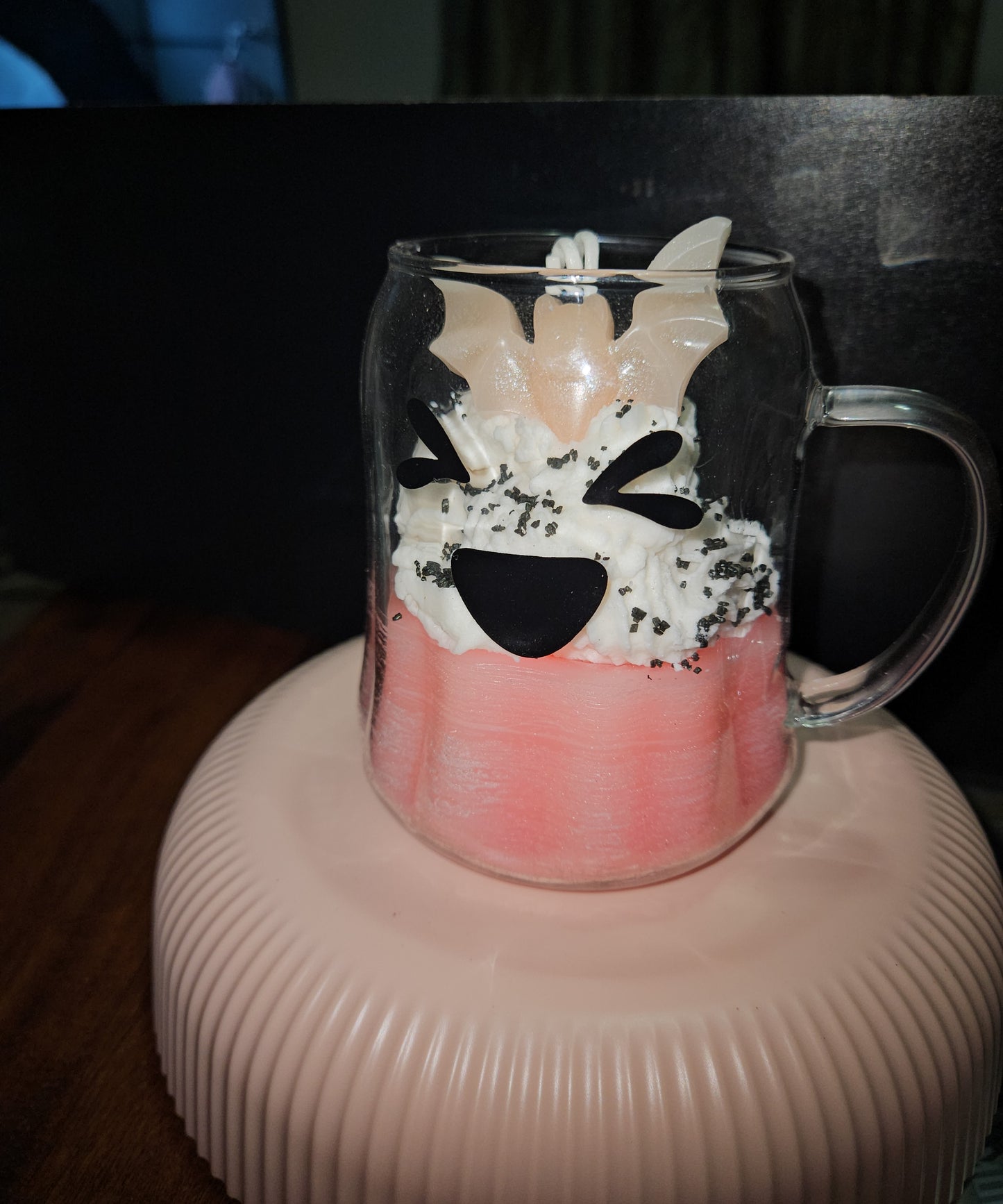Pinky Ghost Mug Candles