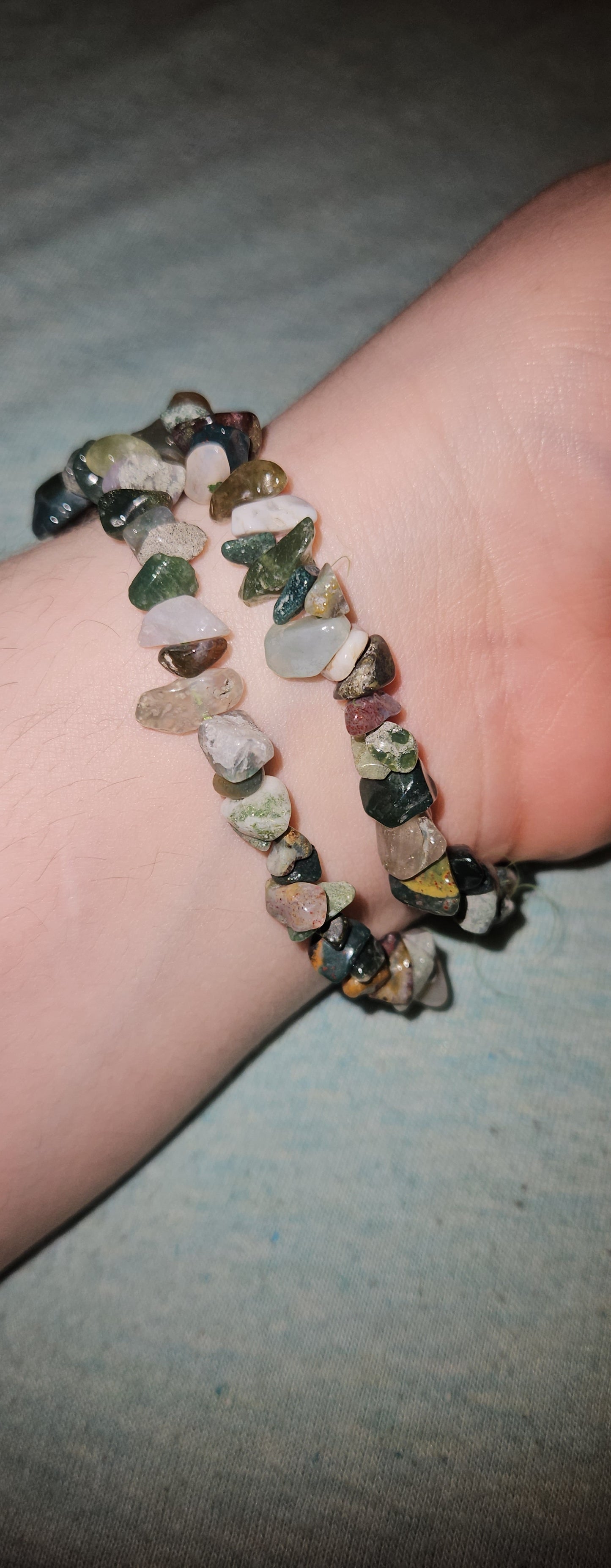 Ocean Jasper Chip Bracelet