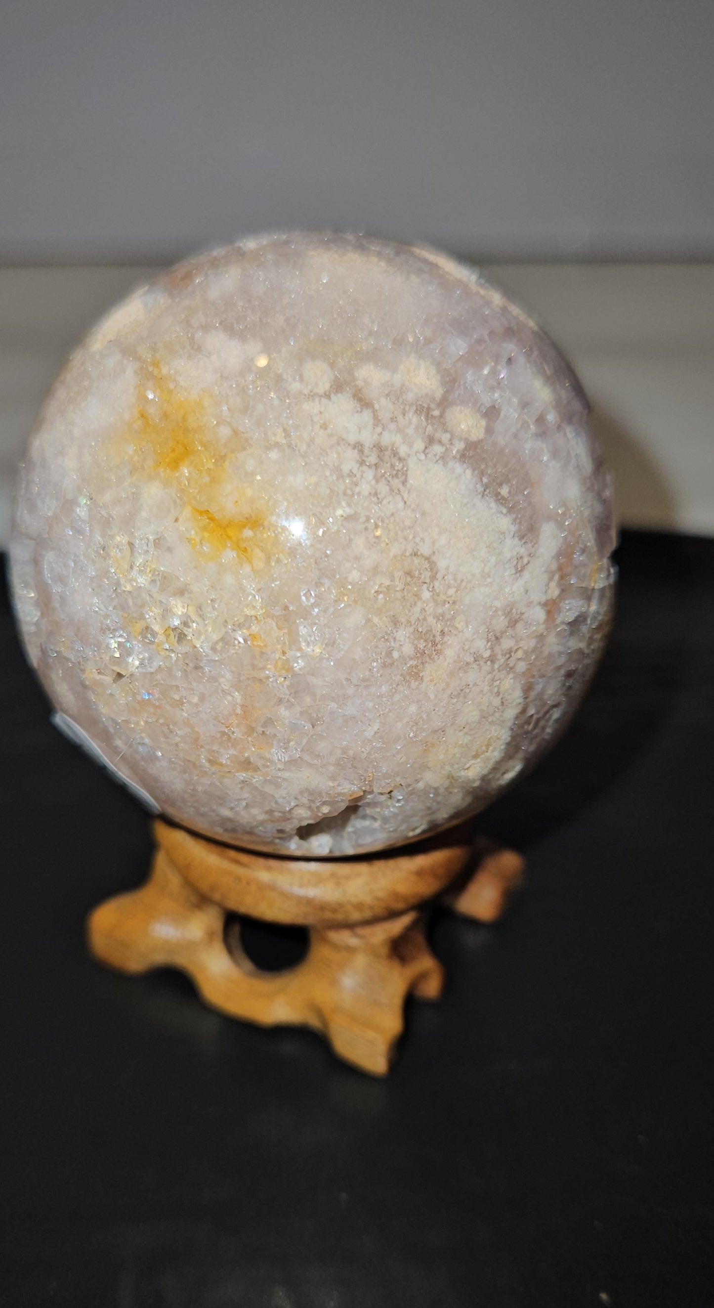 Pink Amethyst Druzy Sphere