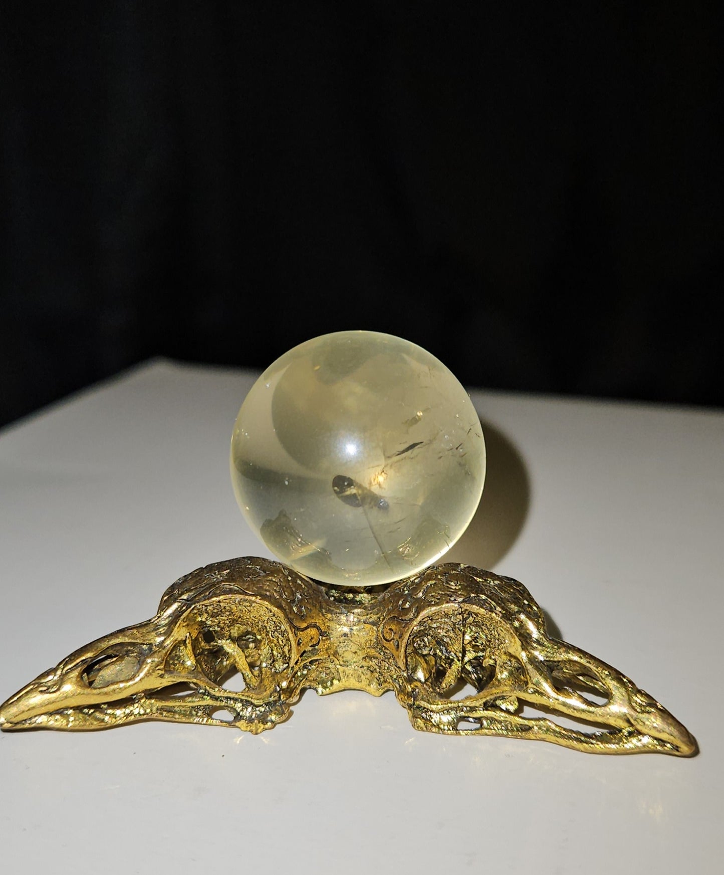 Raven Skull Sphere Stands