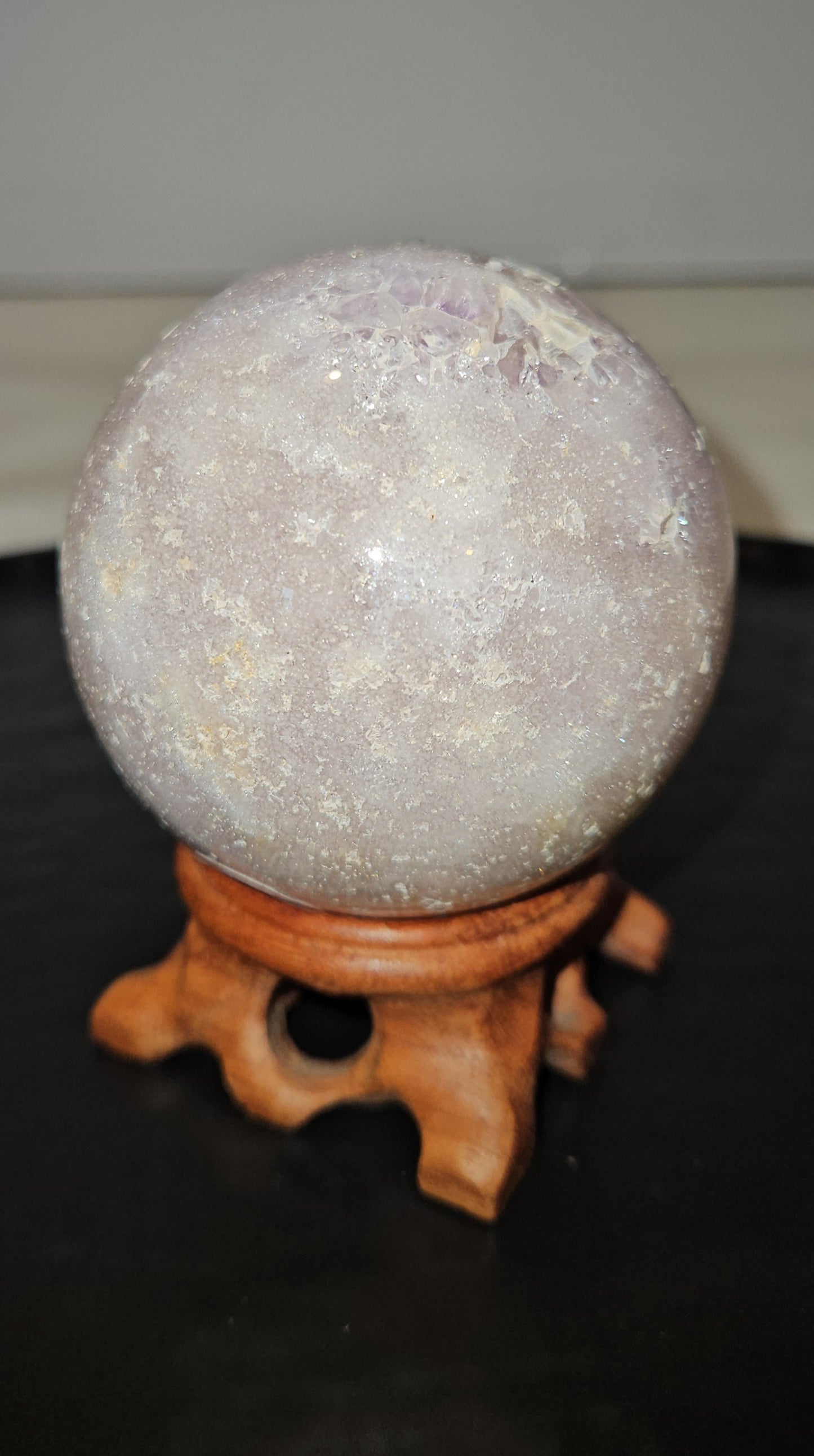 Pink Amethyst Druzy Sphere