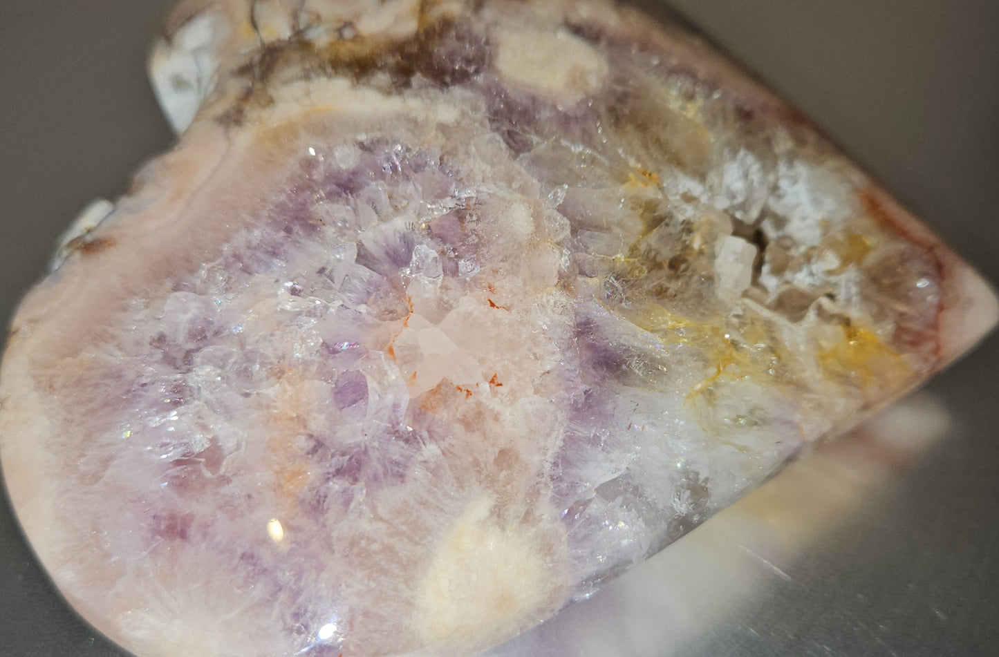 Pink Amethyst Heart
