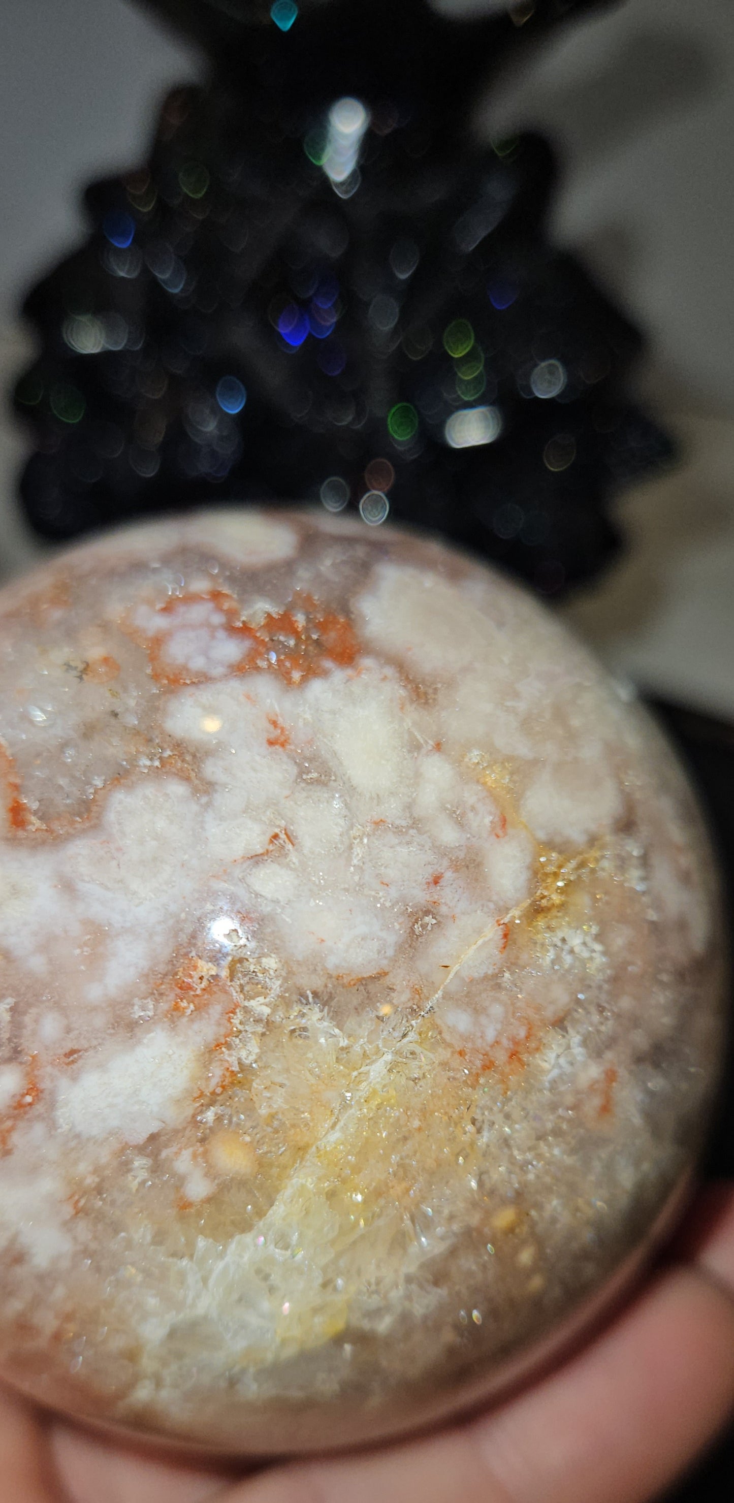 Pink Amethyst Druzy Sphere