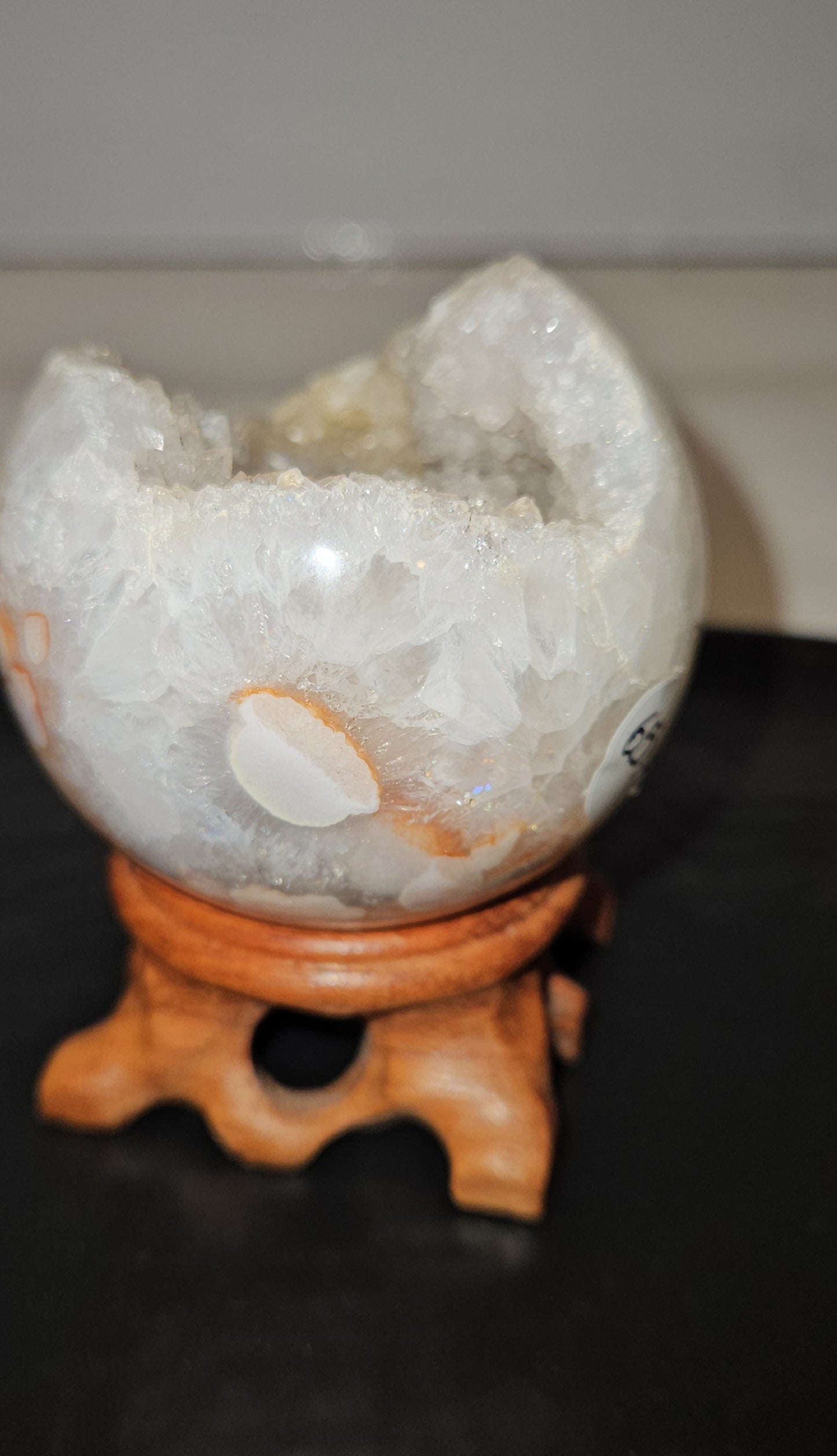 Pink Amethyst Druzy Sphere