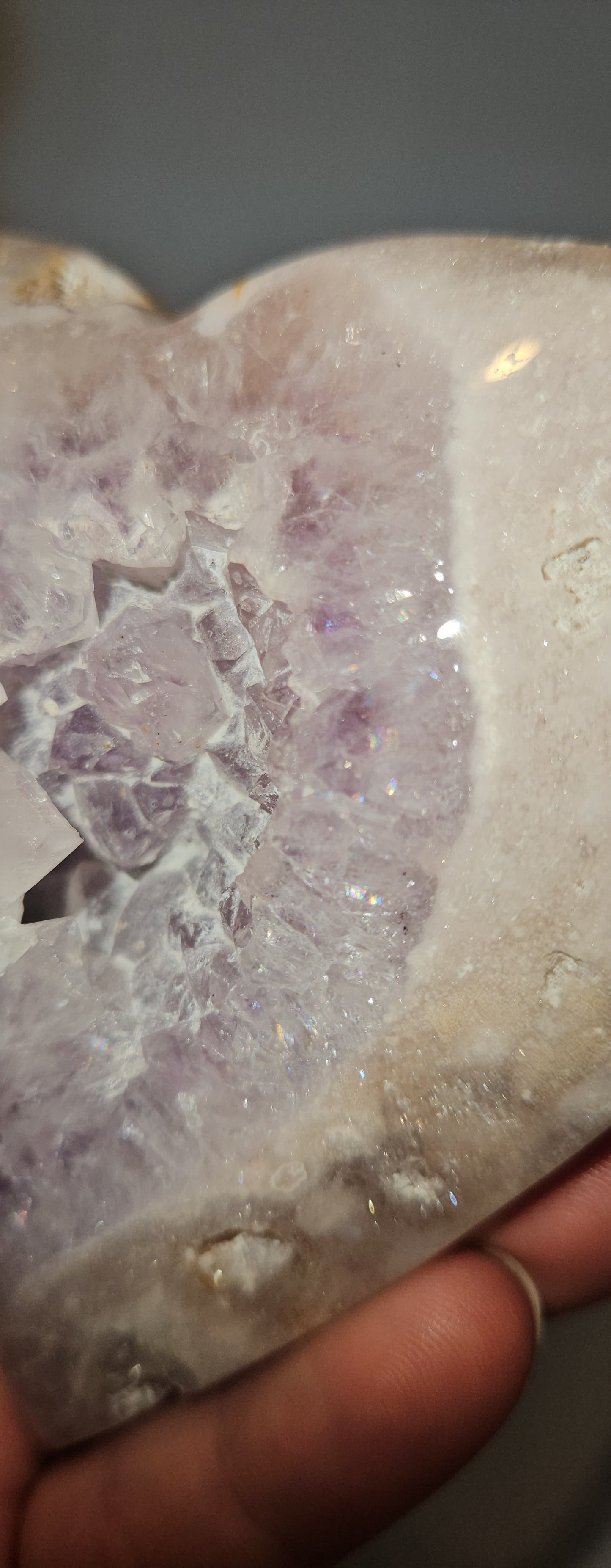 Pink Amethyst Heart