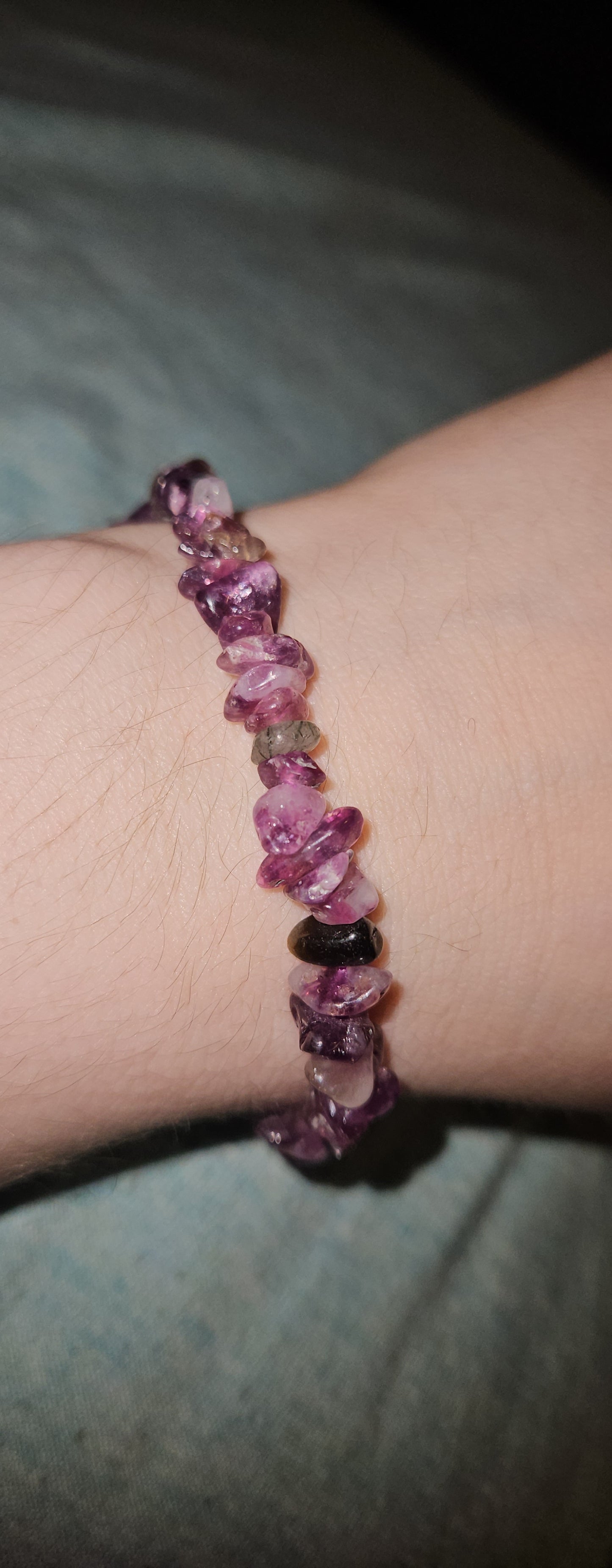Amethyst Chip Bracelet