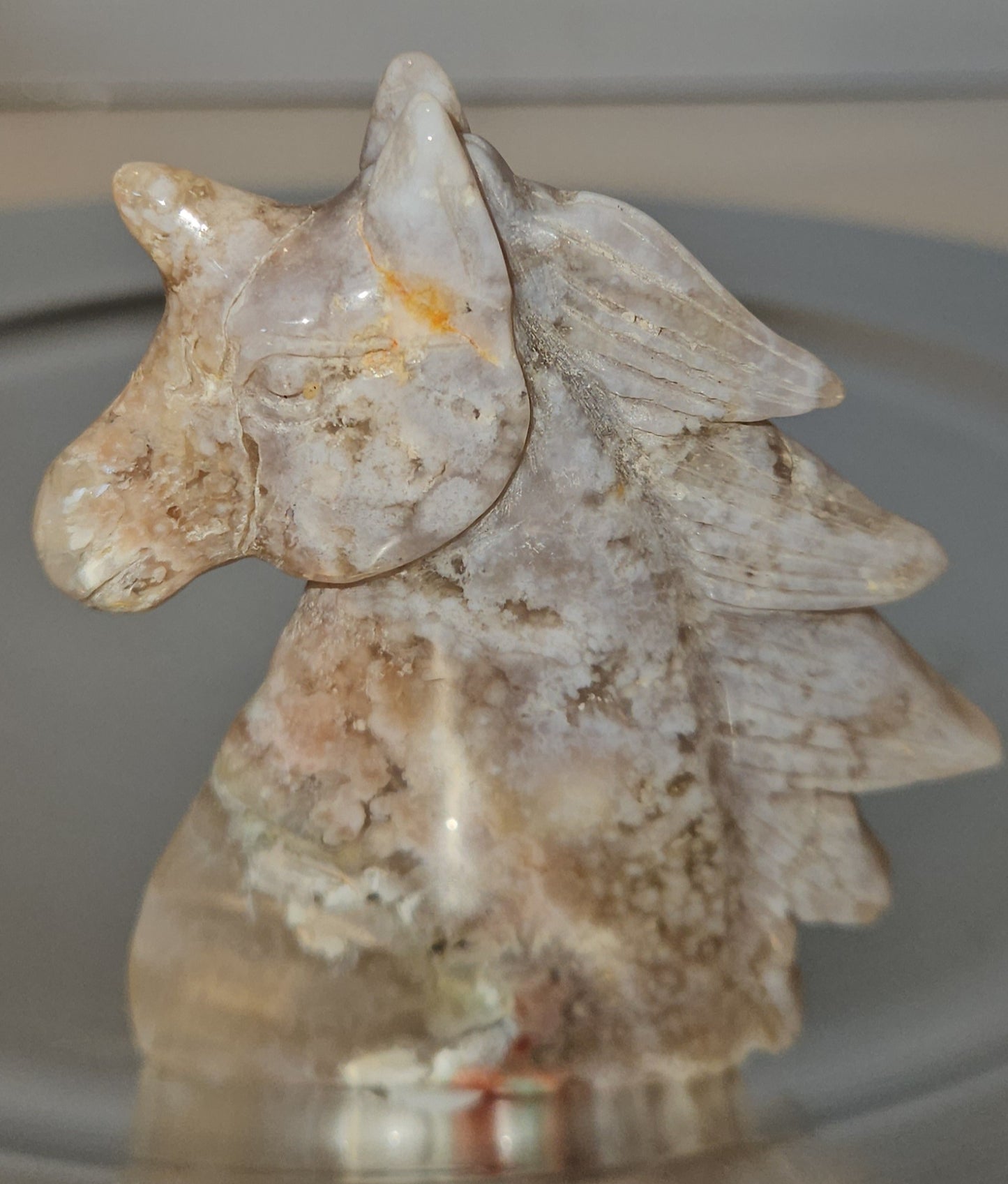 Flower Agate Unicorn