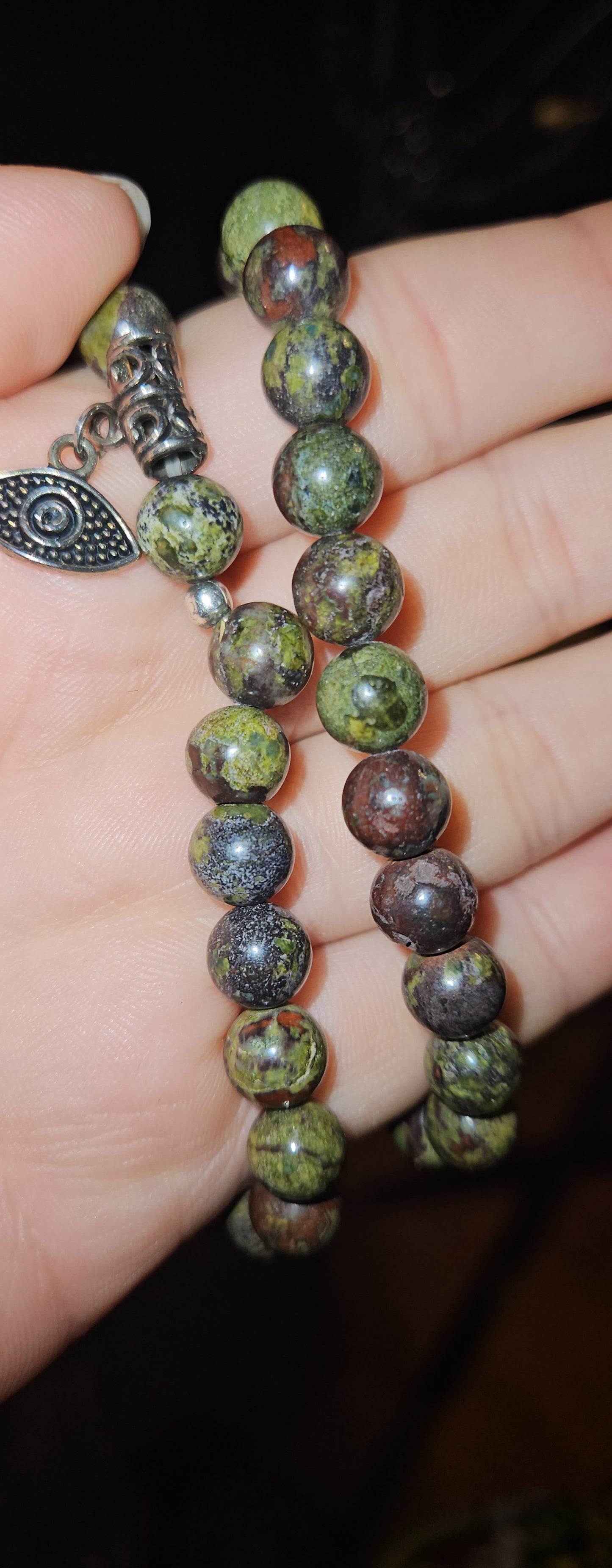 Dragons Blood Stone Bracelet