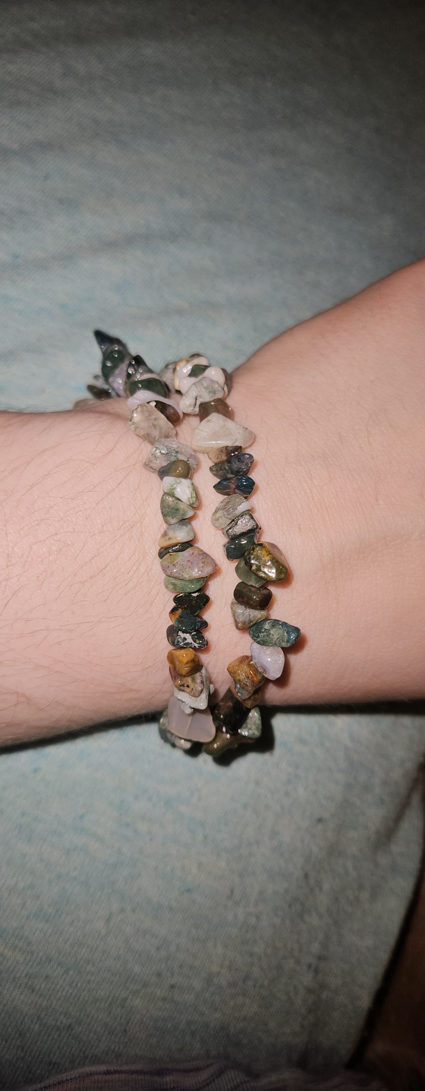 Ocean Jasper Chip Bracelet