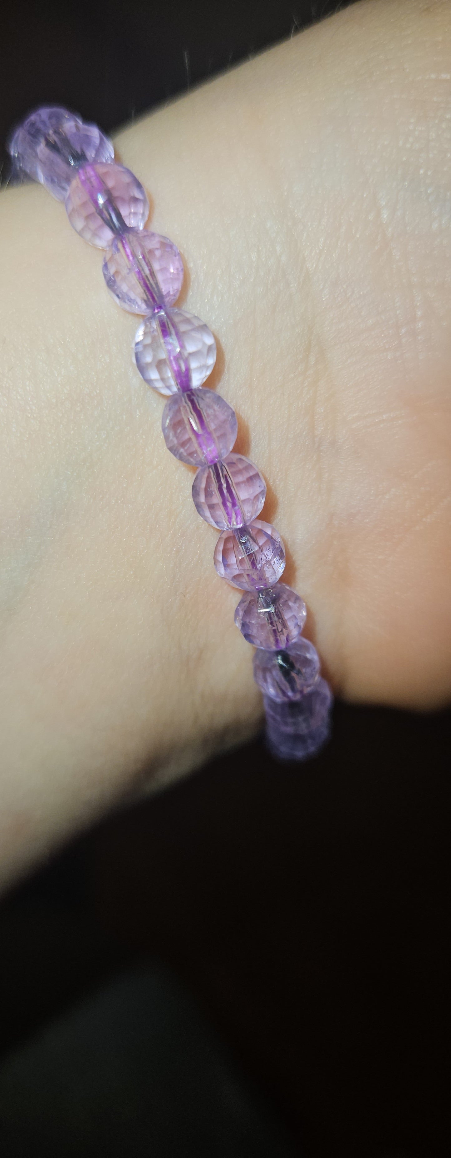 Amethyst Faceted Bracelet