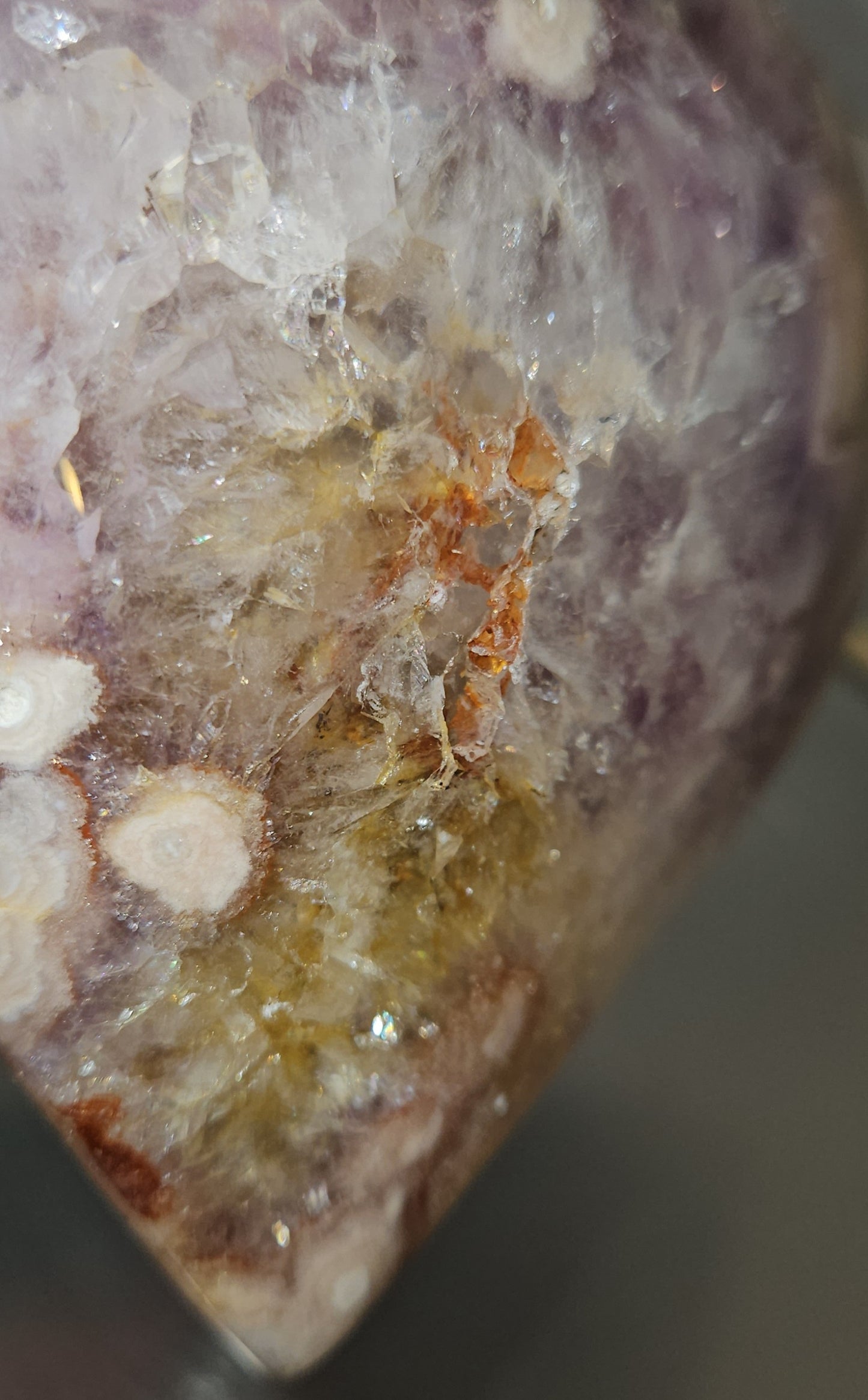 Pink Amethyst Heart