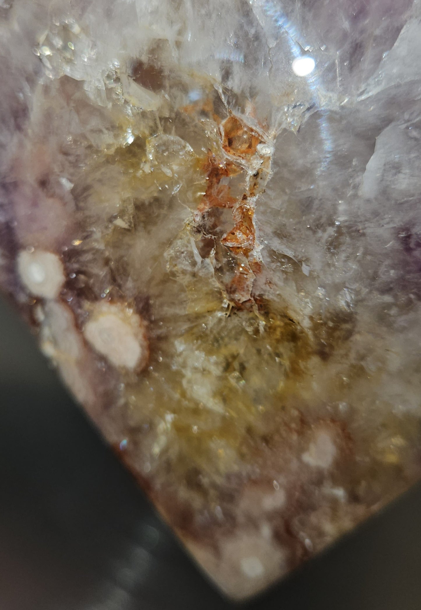 Pink Amethyst Heart
