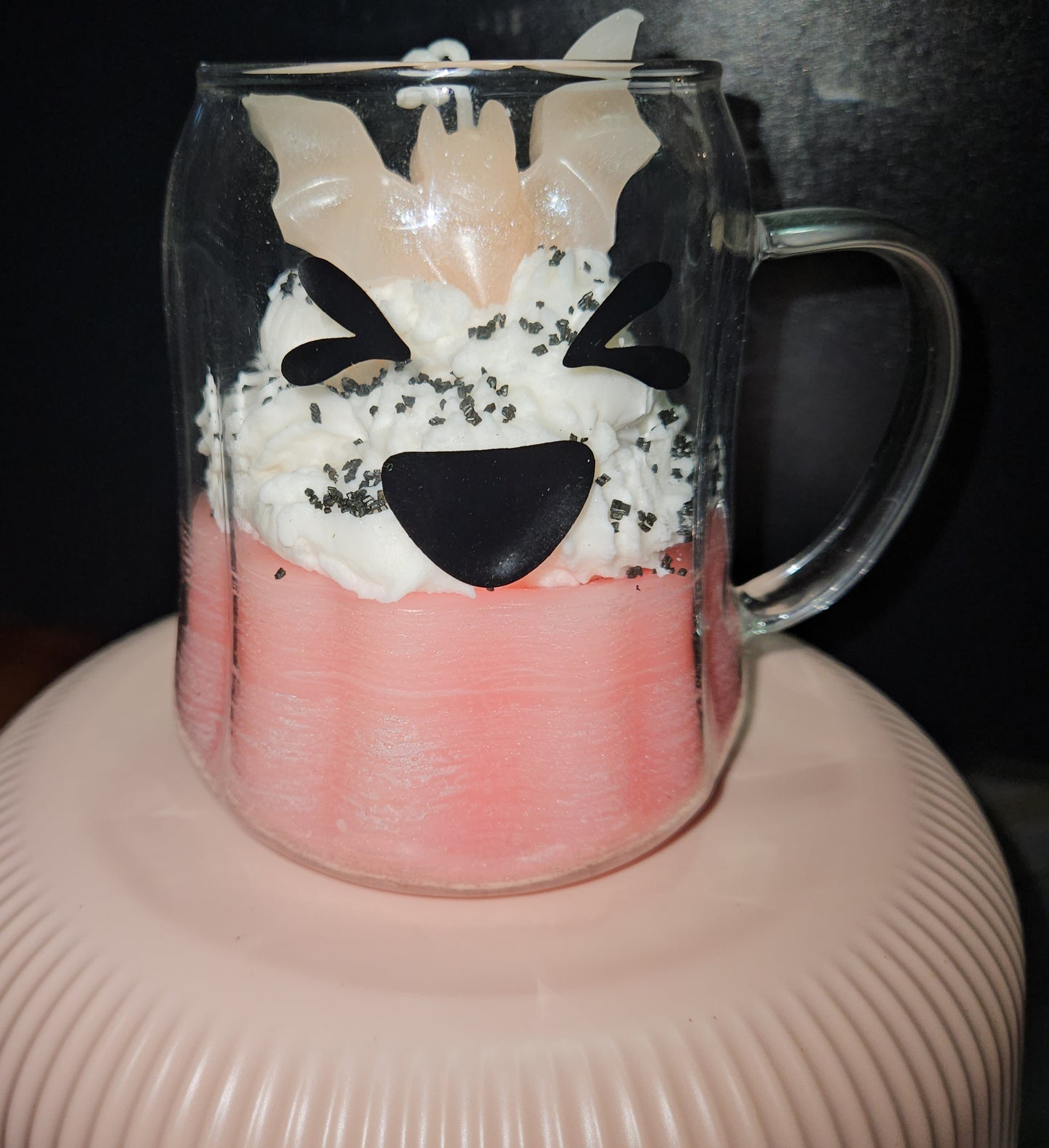 Pinky Ghost Mug Candles