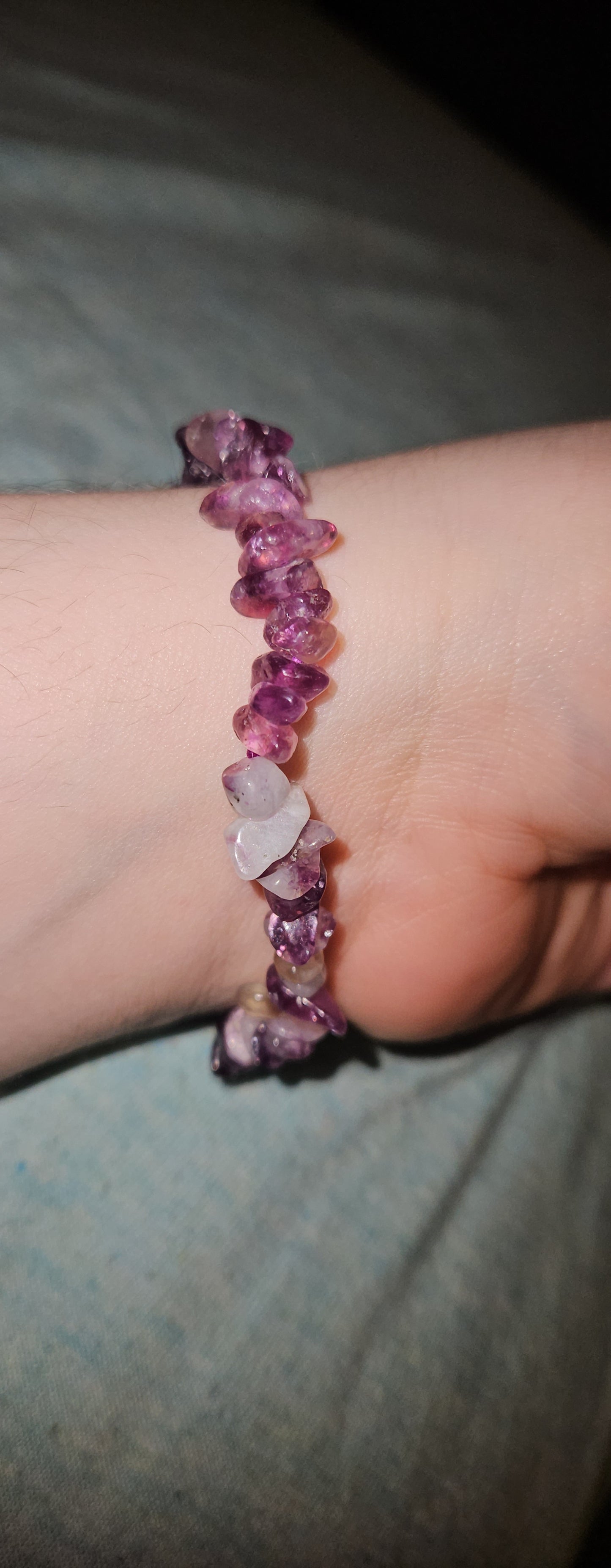 Amethyst Chip Bracelet