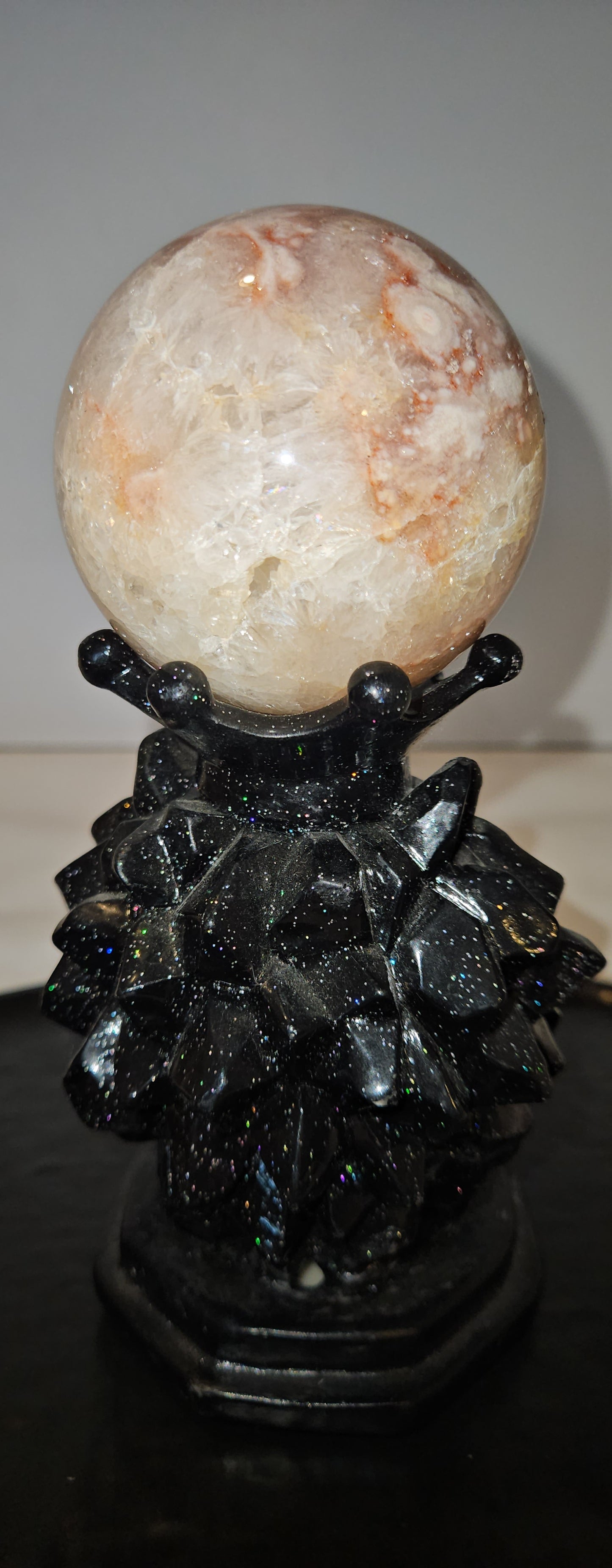 Pink Amethyst Druzy Sphere