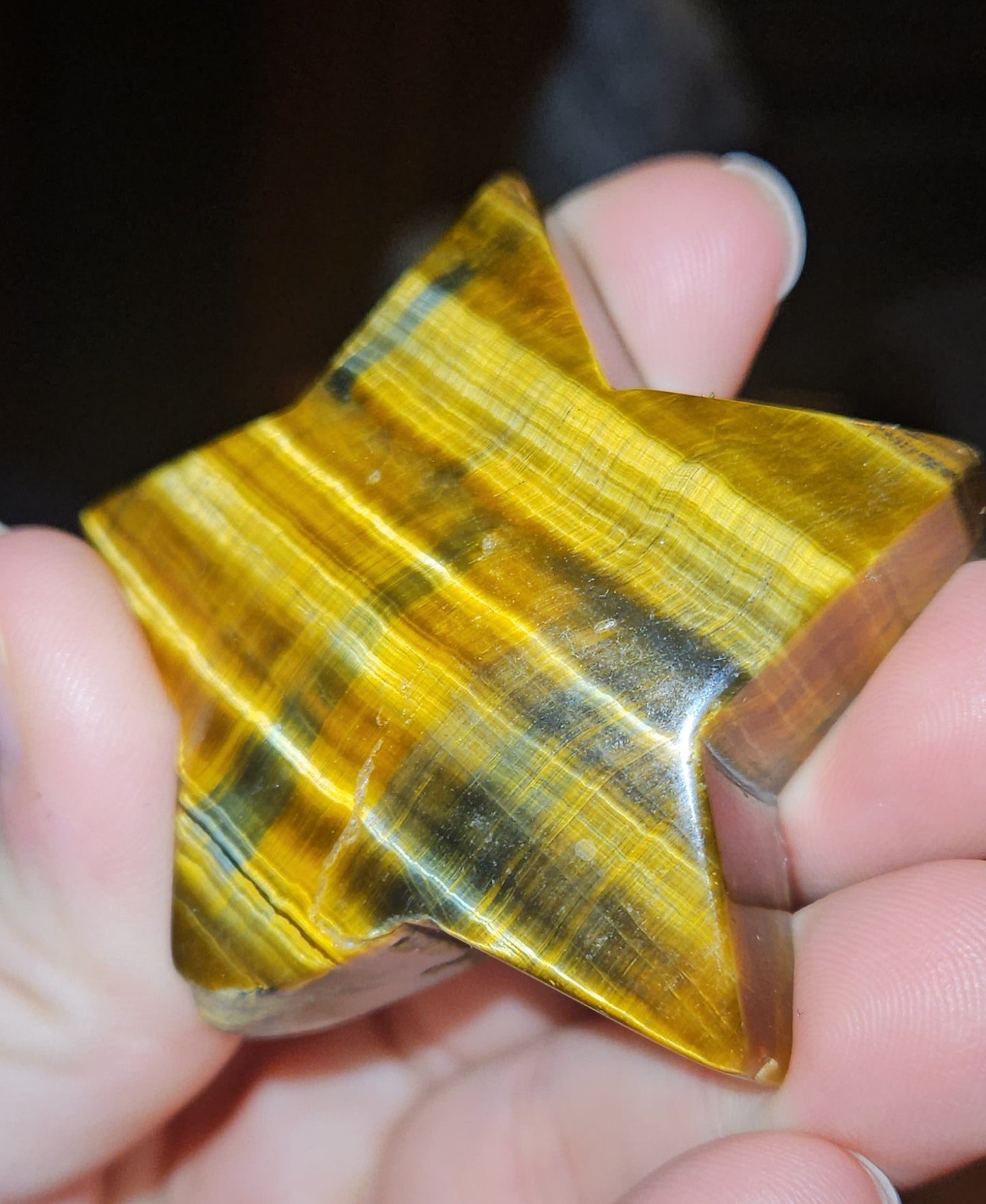 Tigers Eye Standing Star