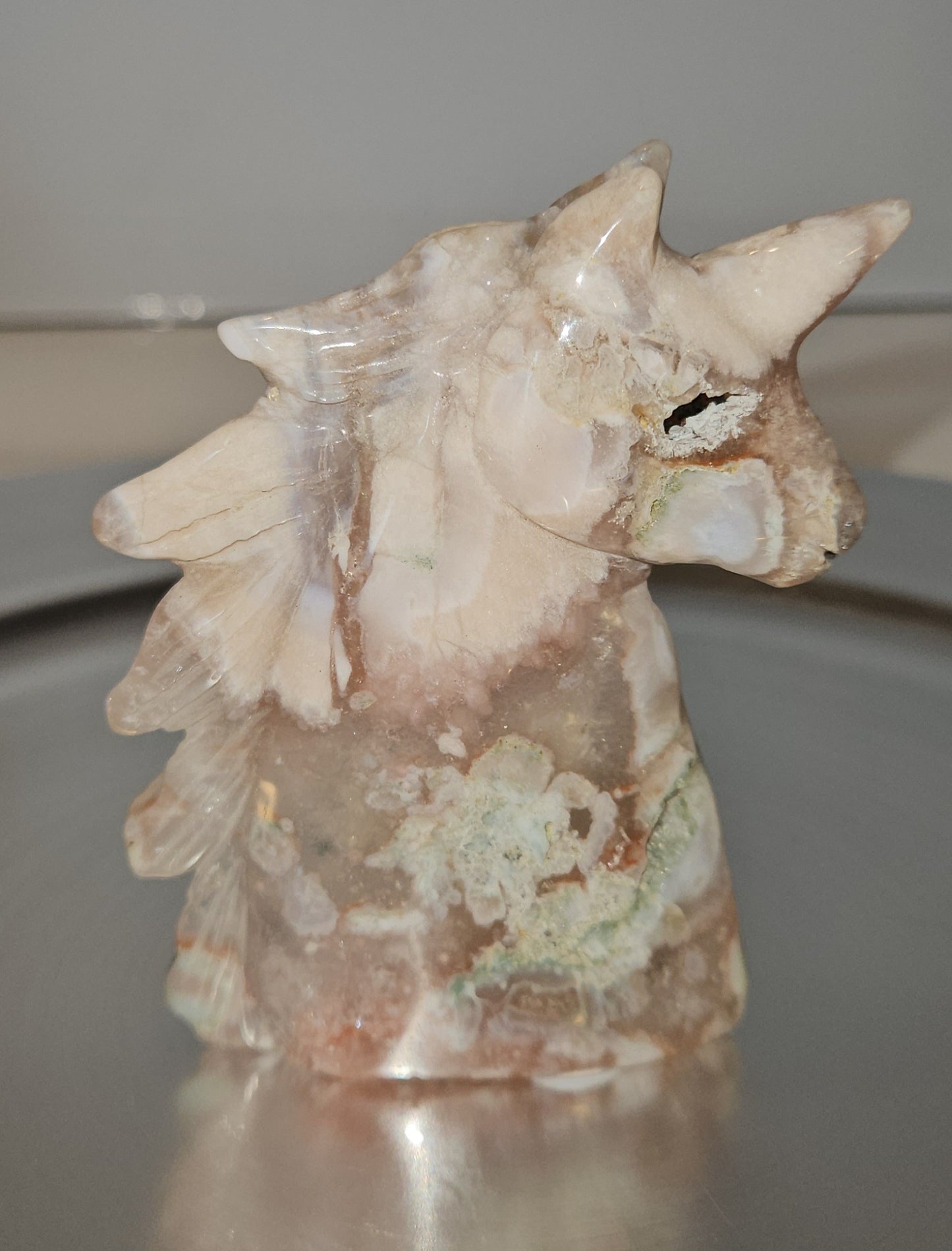 Flower Agate Unicorn