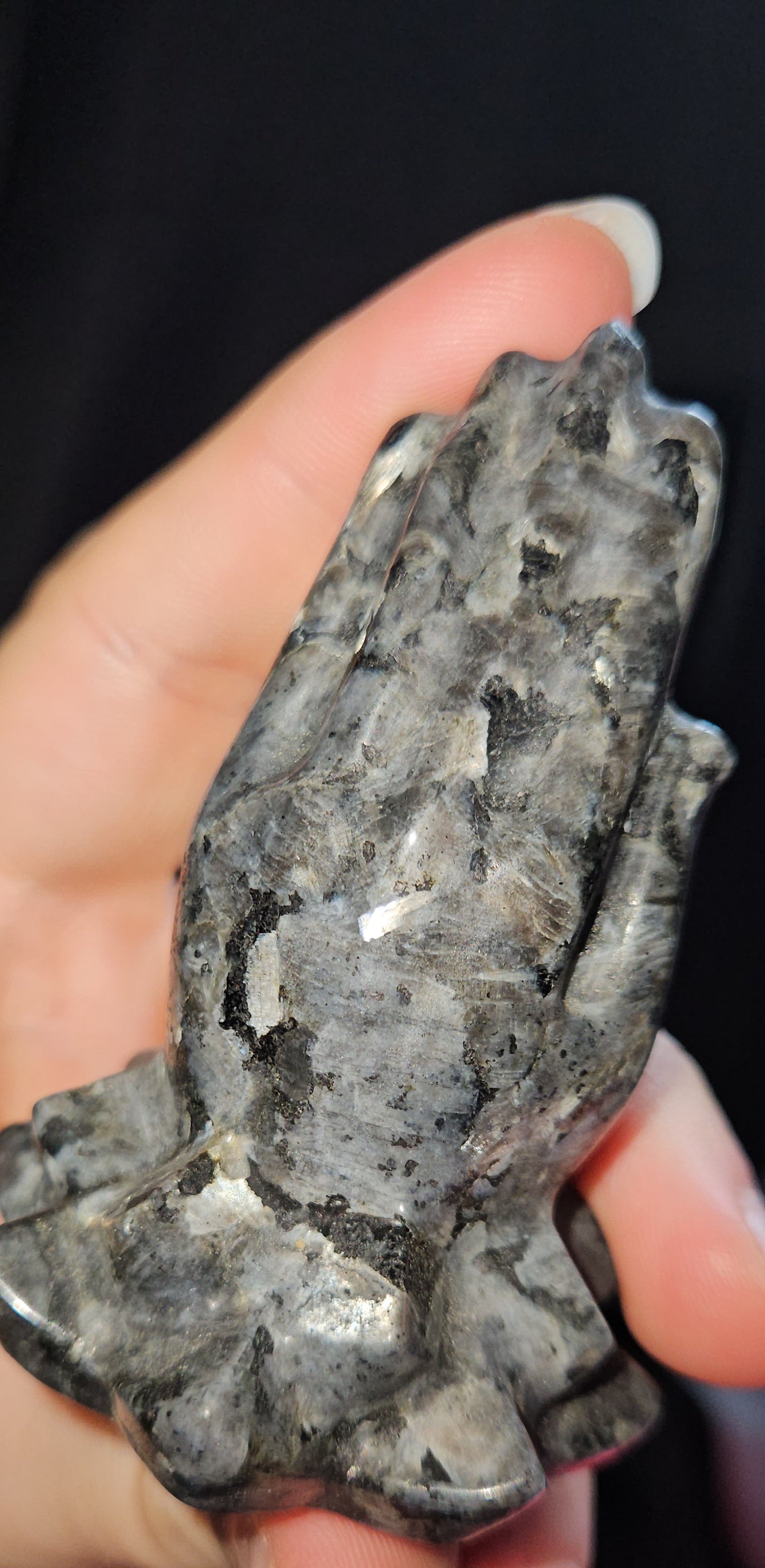 Larvakite Praying Hands