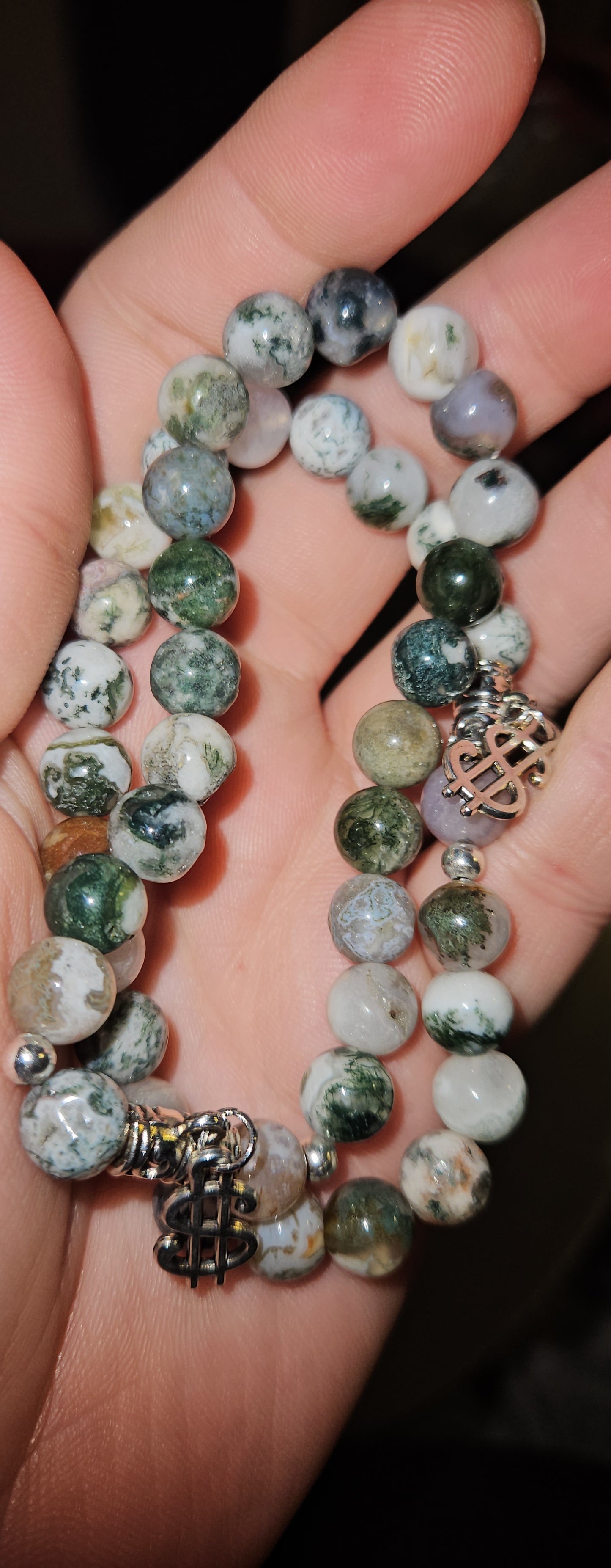 Moss Agate Bracelet