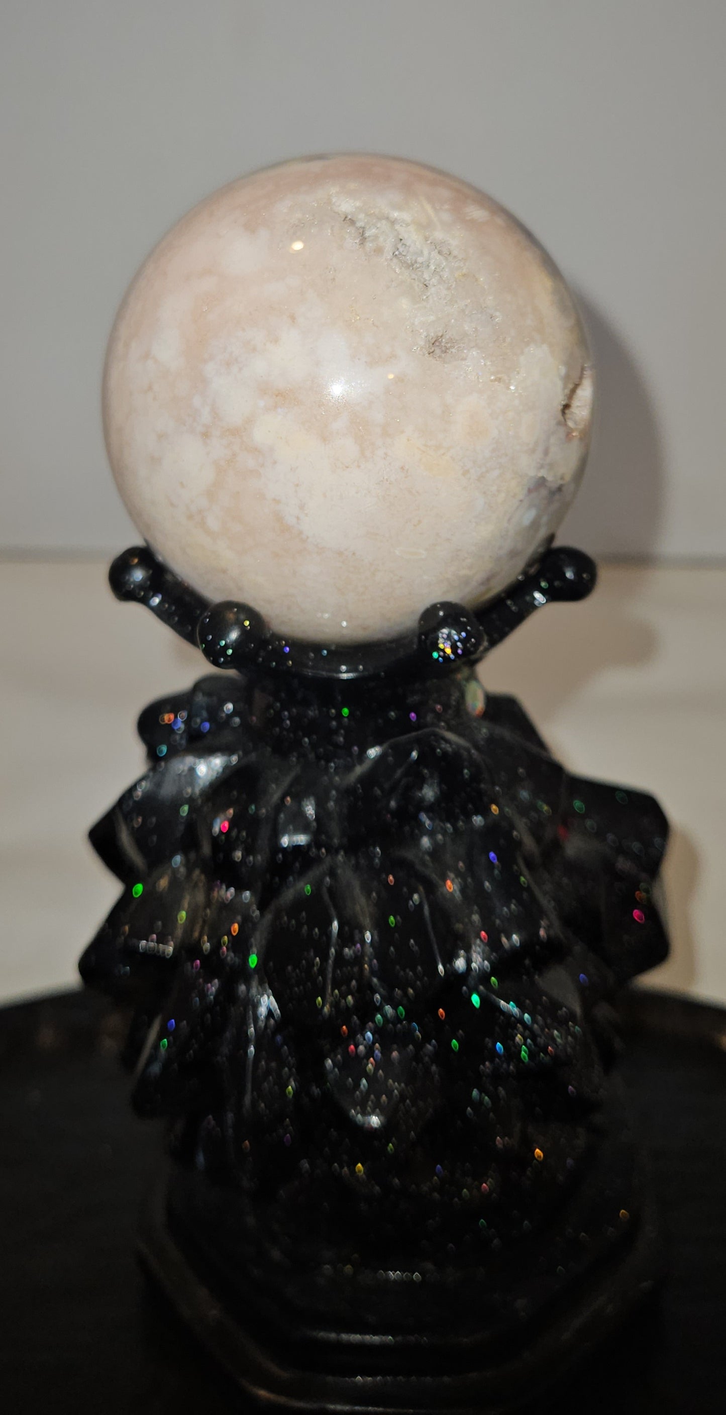 Pink Amethyst Druzy Sphere