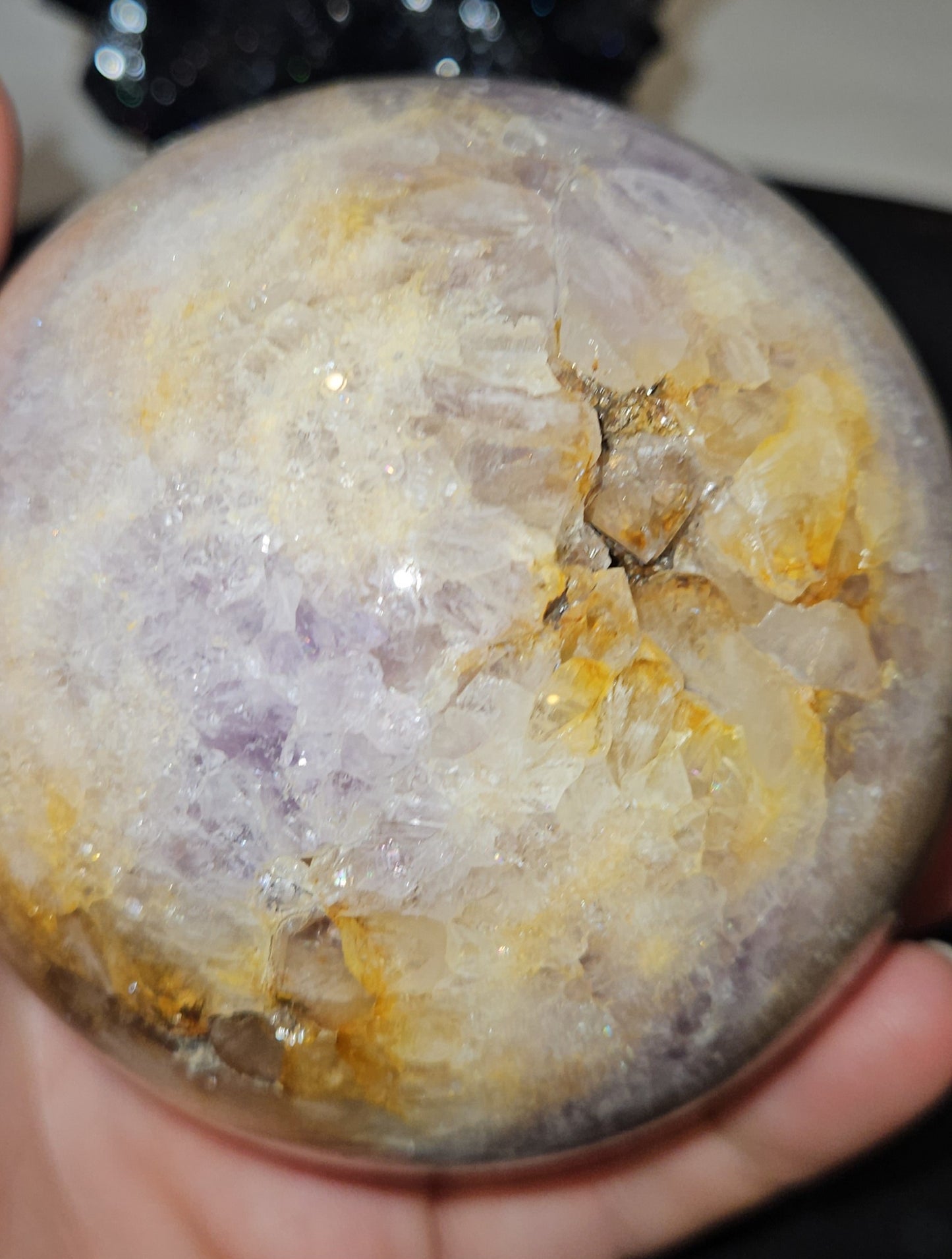 Pink Amethyst Sphere