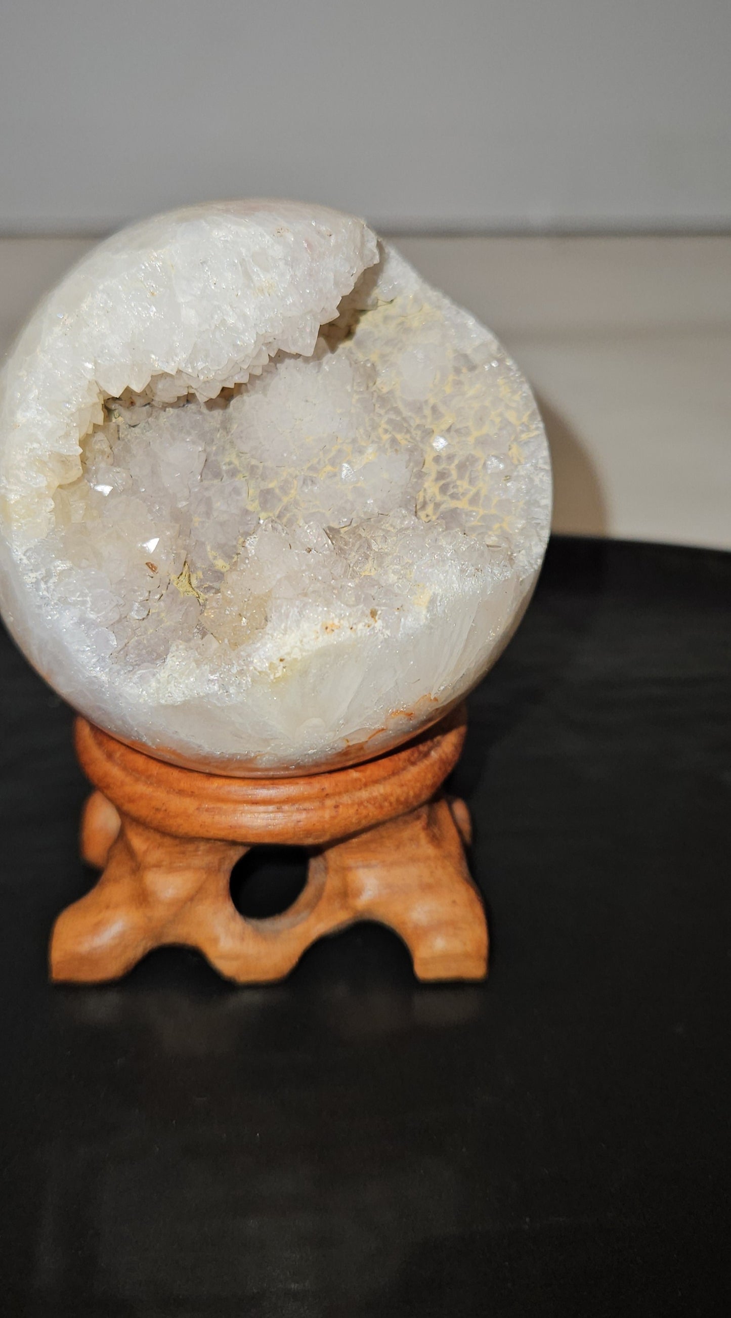Pink Amethyst Druzy Sphere