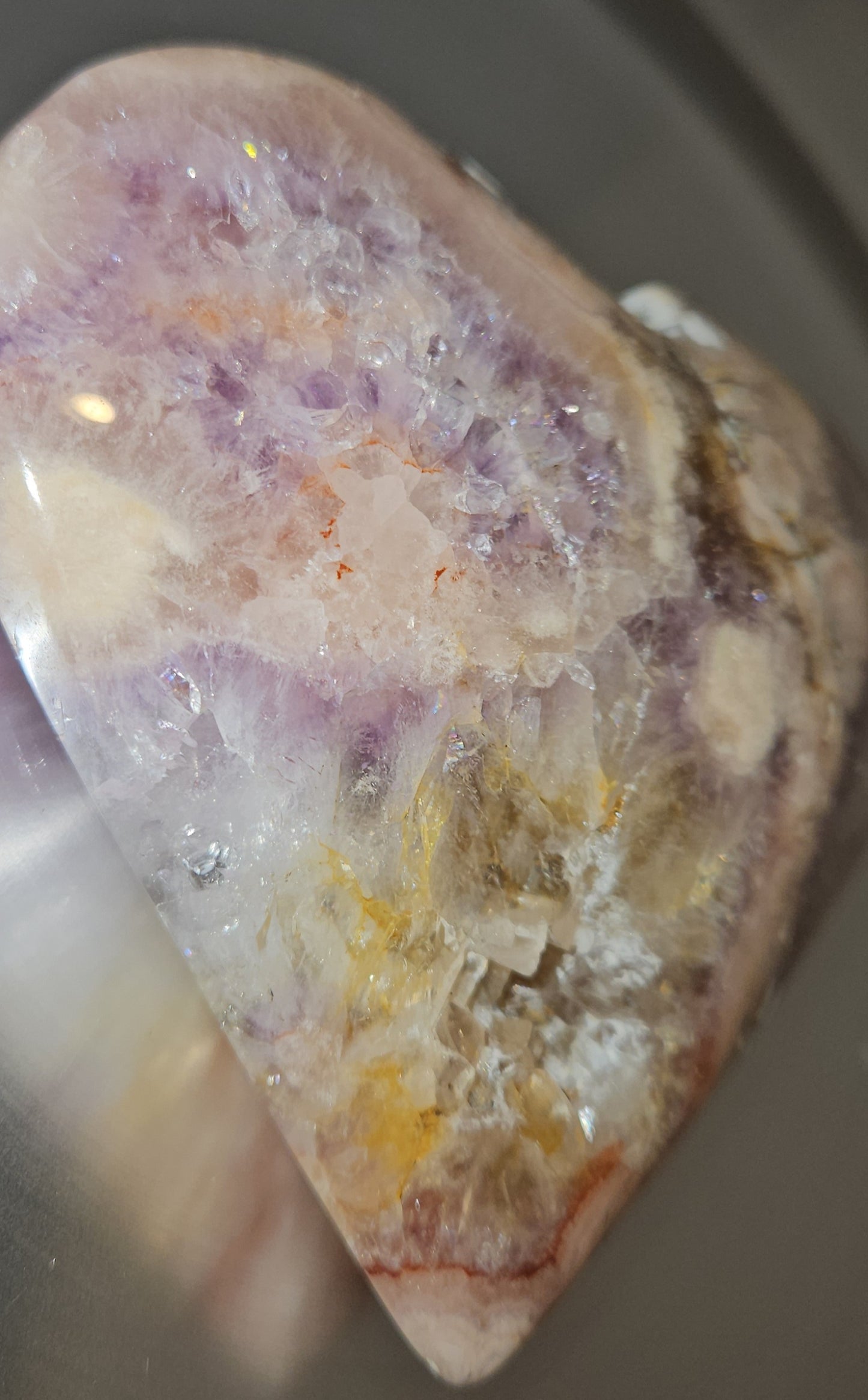 Pink Amethyst Heart