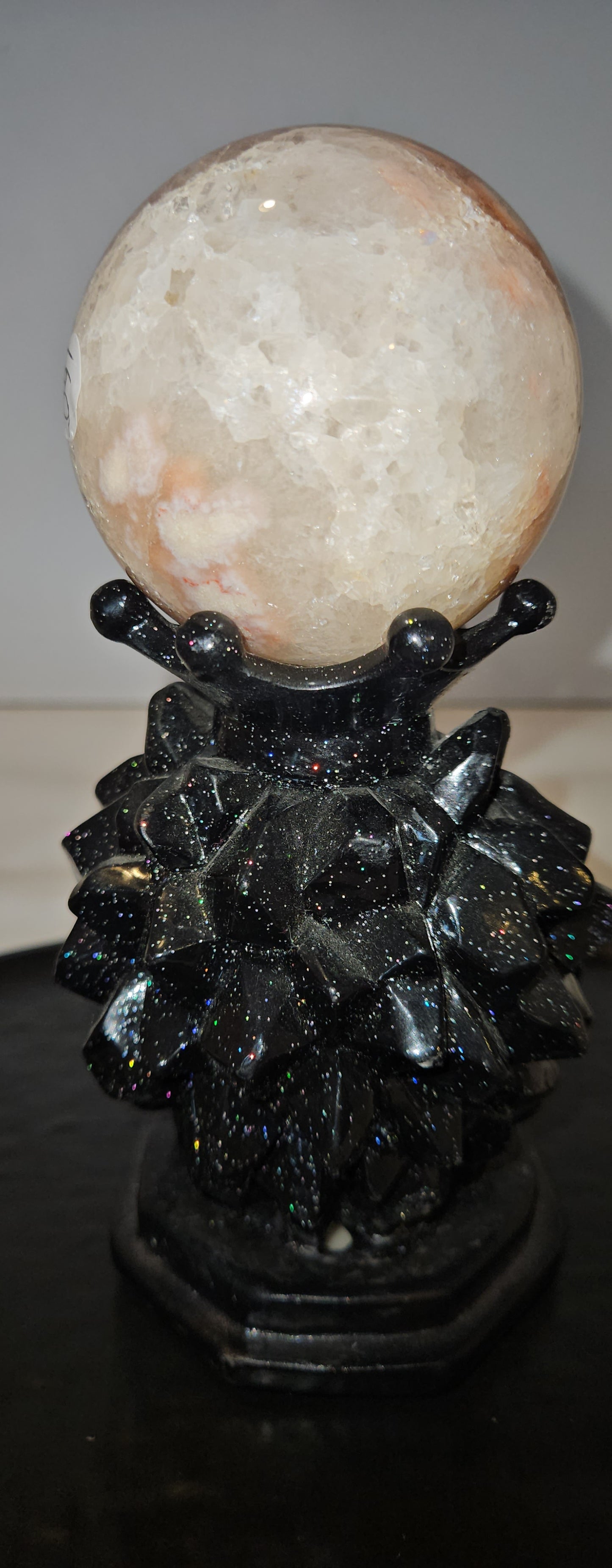 Pink Amethyst Druzy Sphere