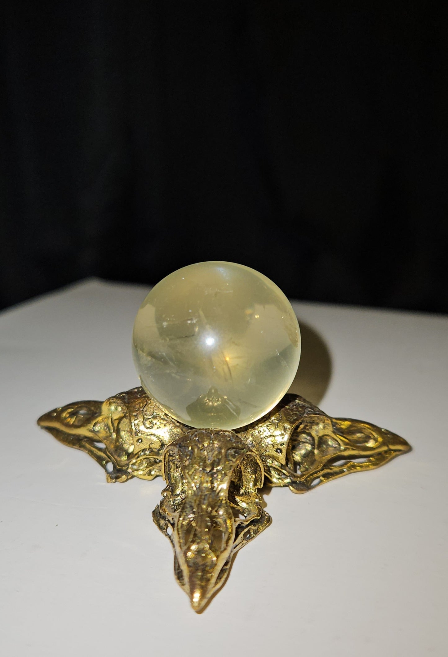 Raven Skull Sphere Stands