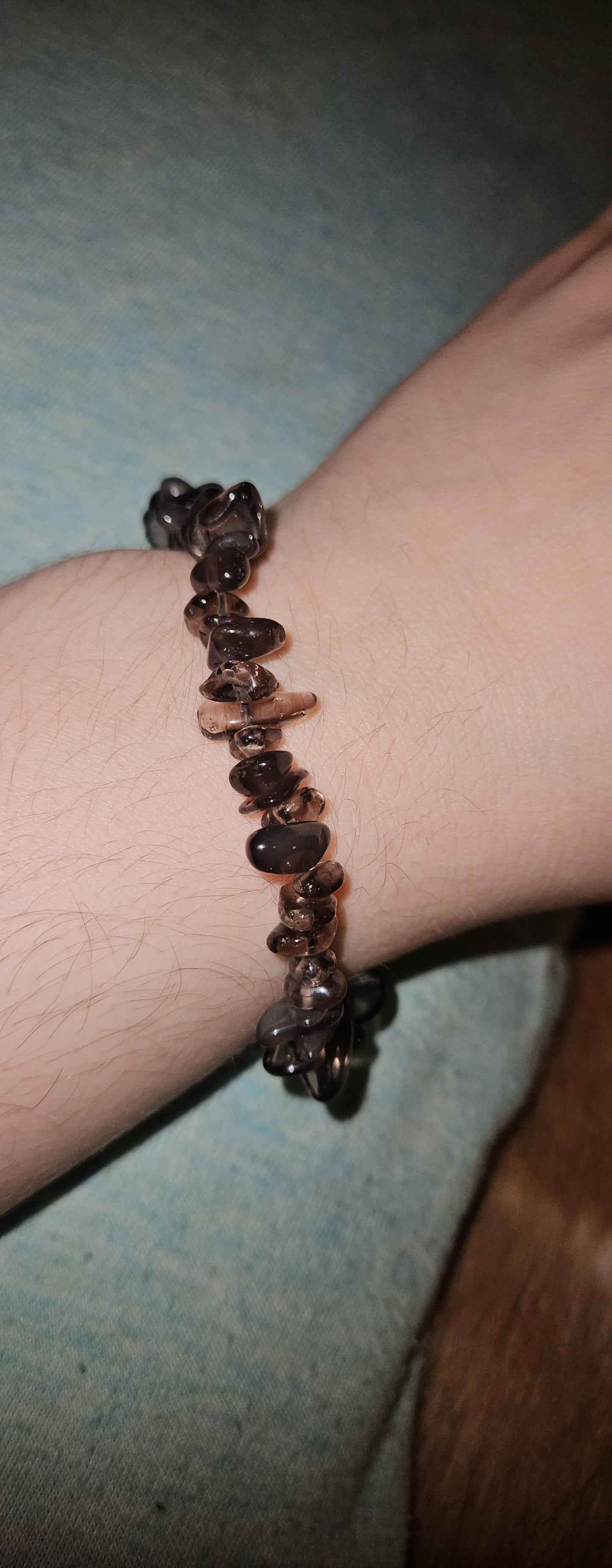 Smokey Quartz Chip Bracelet