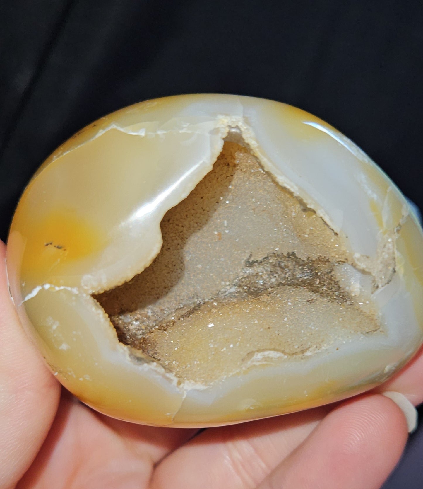 Dendritic Agate Egg Geode