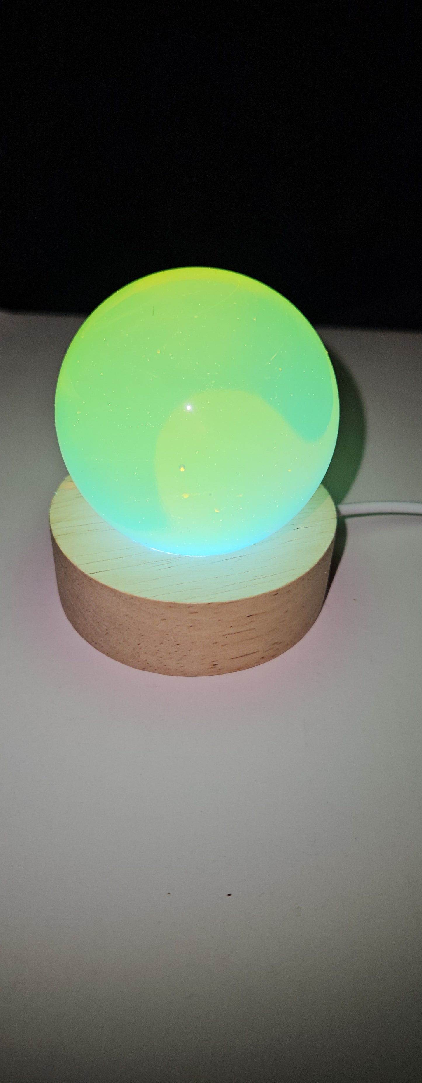 Wooden Light Sphere Stand
