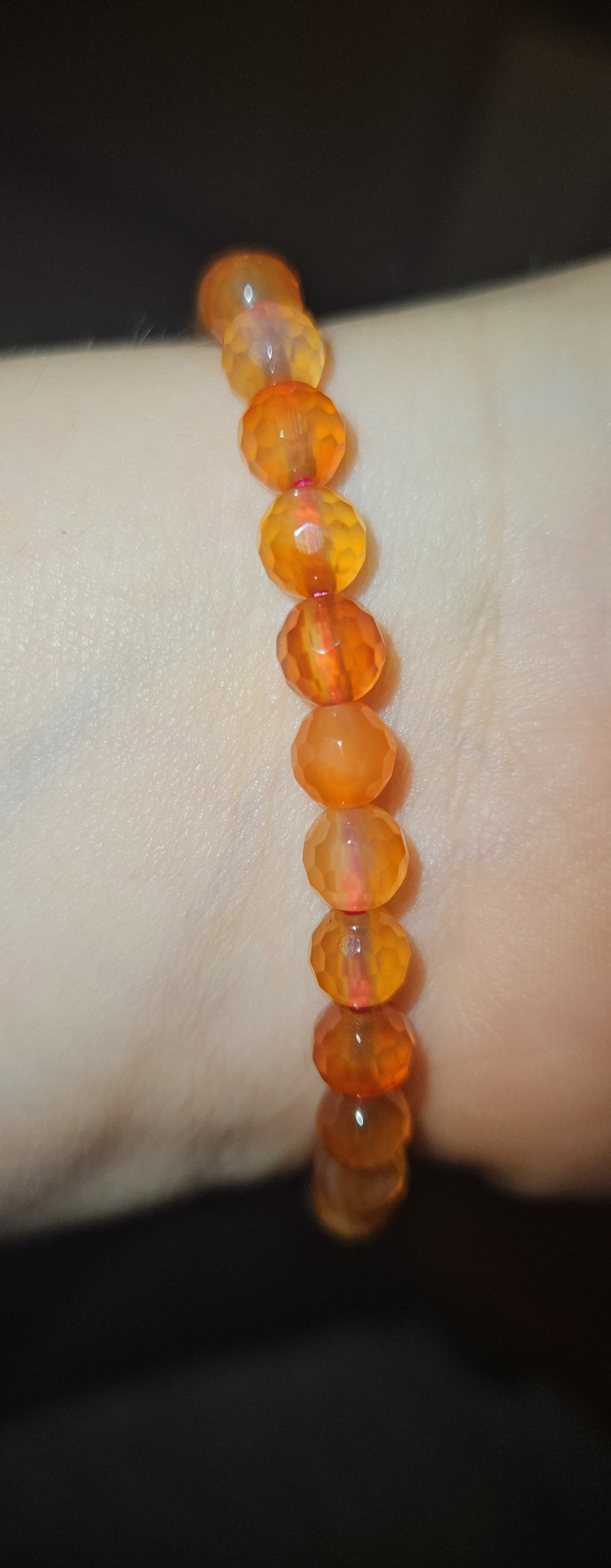 Agate Faceted Bracelet