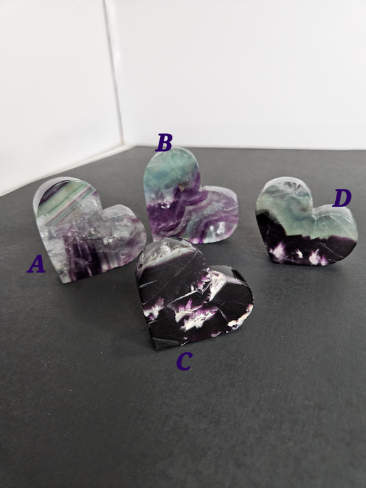 Feather Flourite Hearts